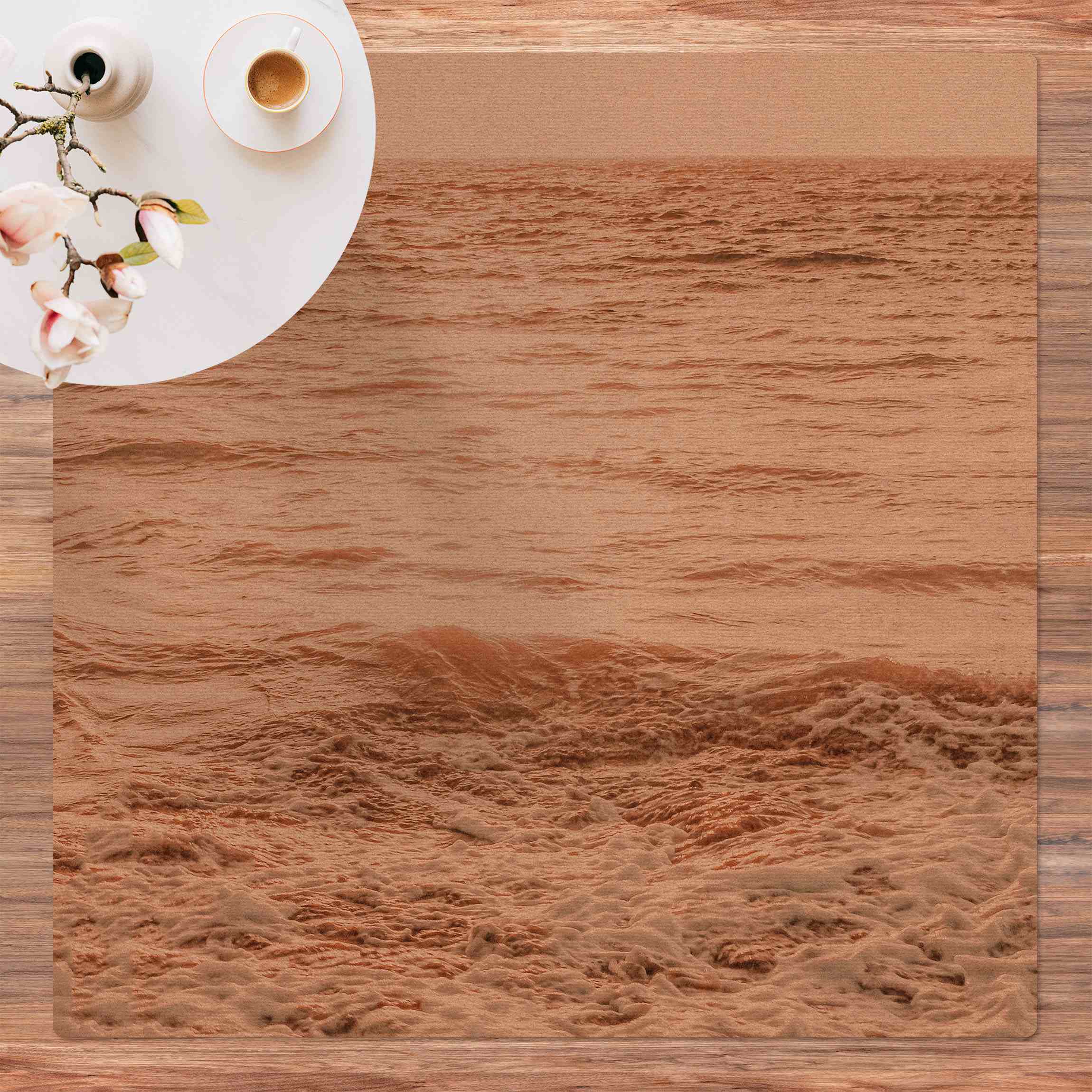 Kork-Teppich Goldener Strand