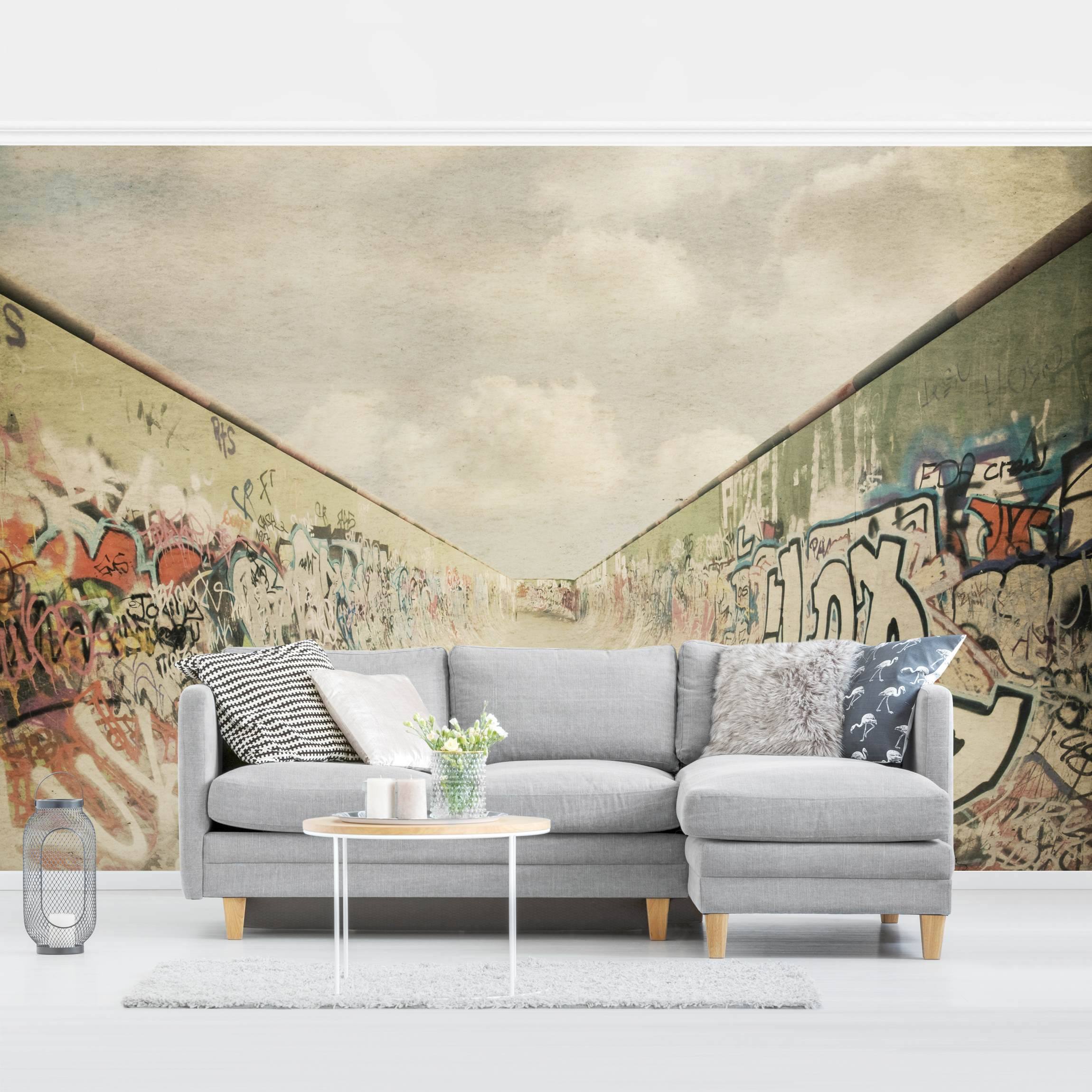 Fototapete Kinderzimmer Graffiti-Skatepark
