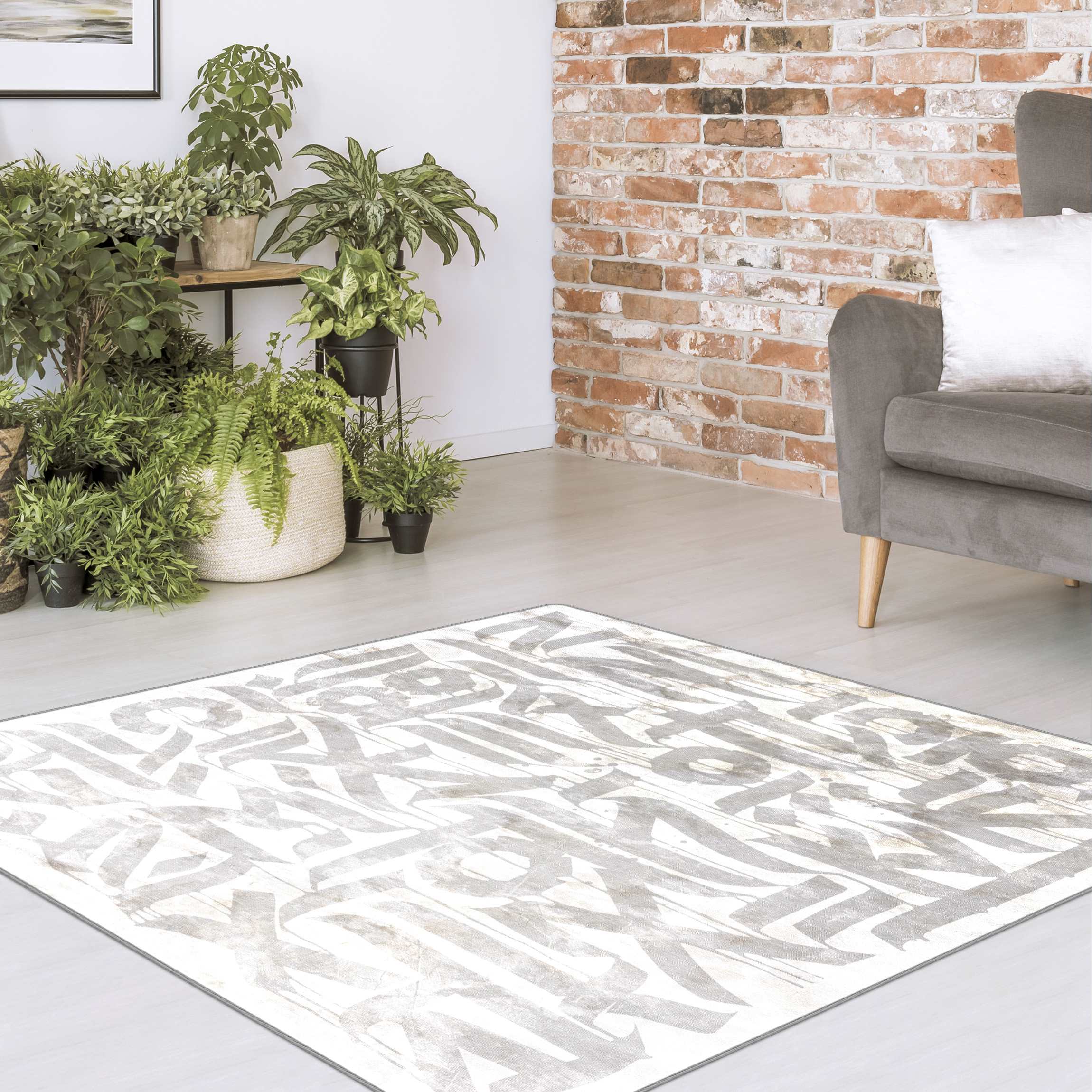 Teppich Graffiti Art Calligraphy