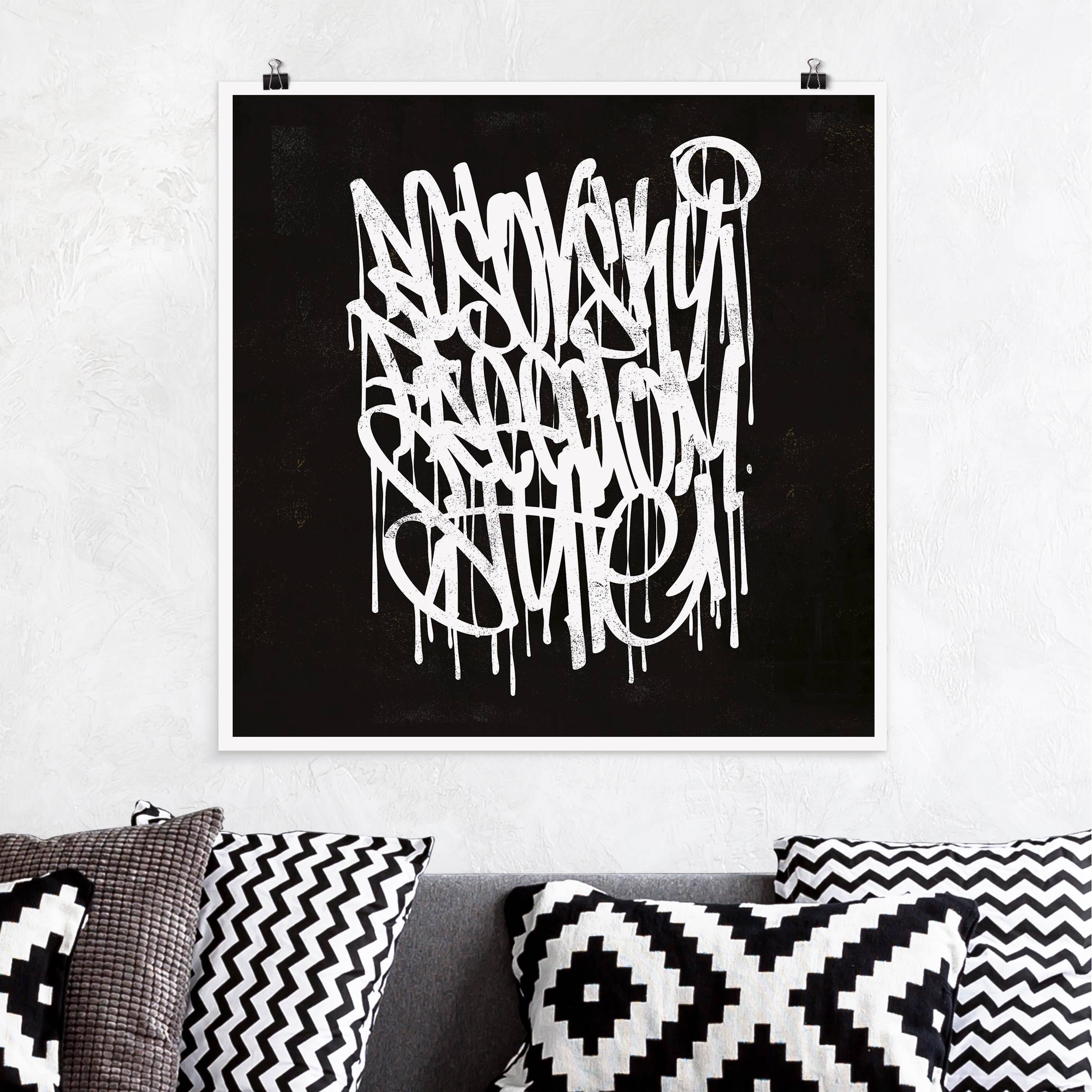 Poster Graffiti Art Freedom Style