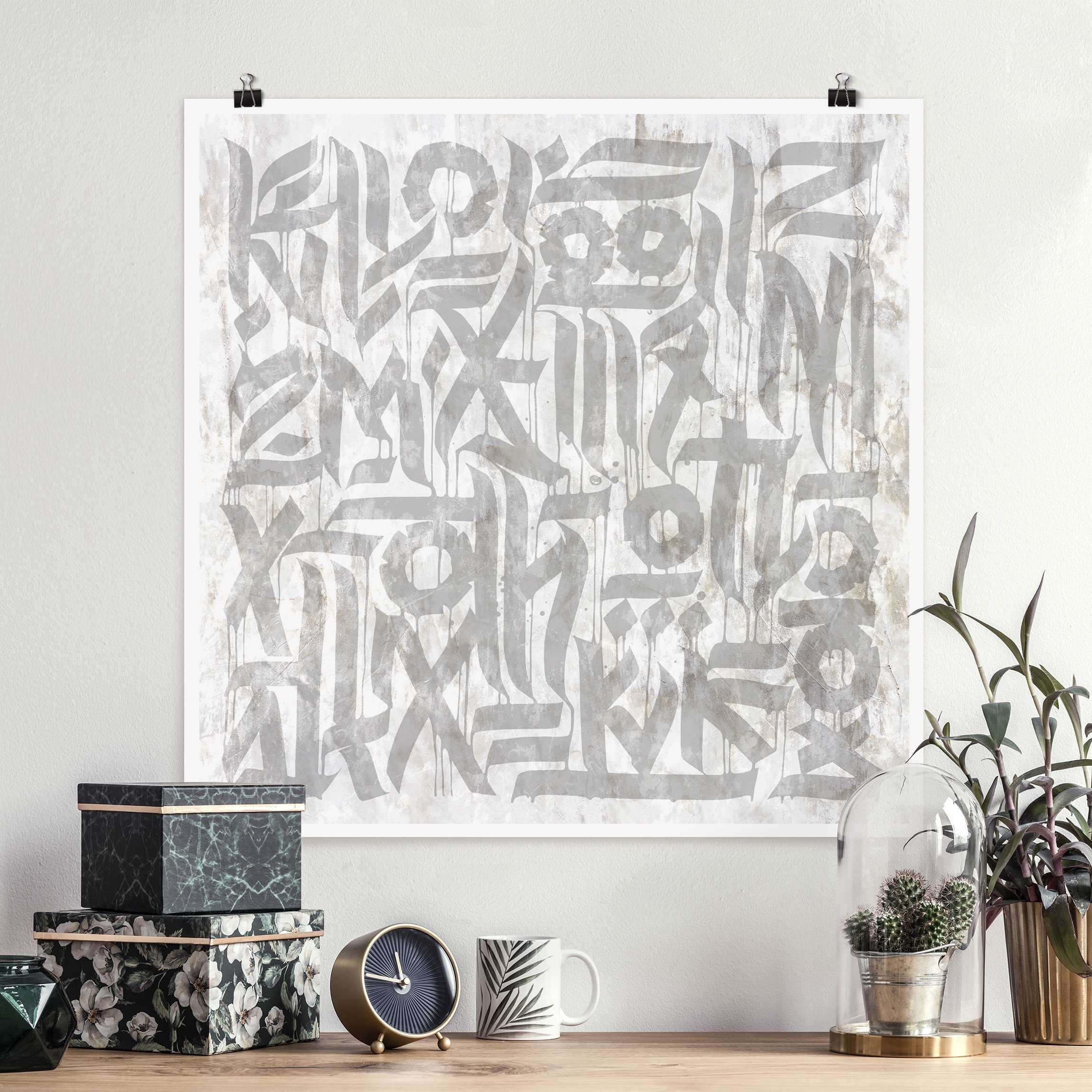 Poster Graffiti Art Calligraphy