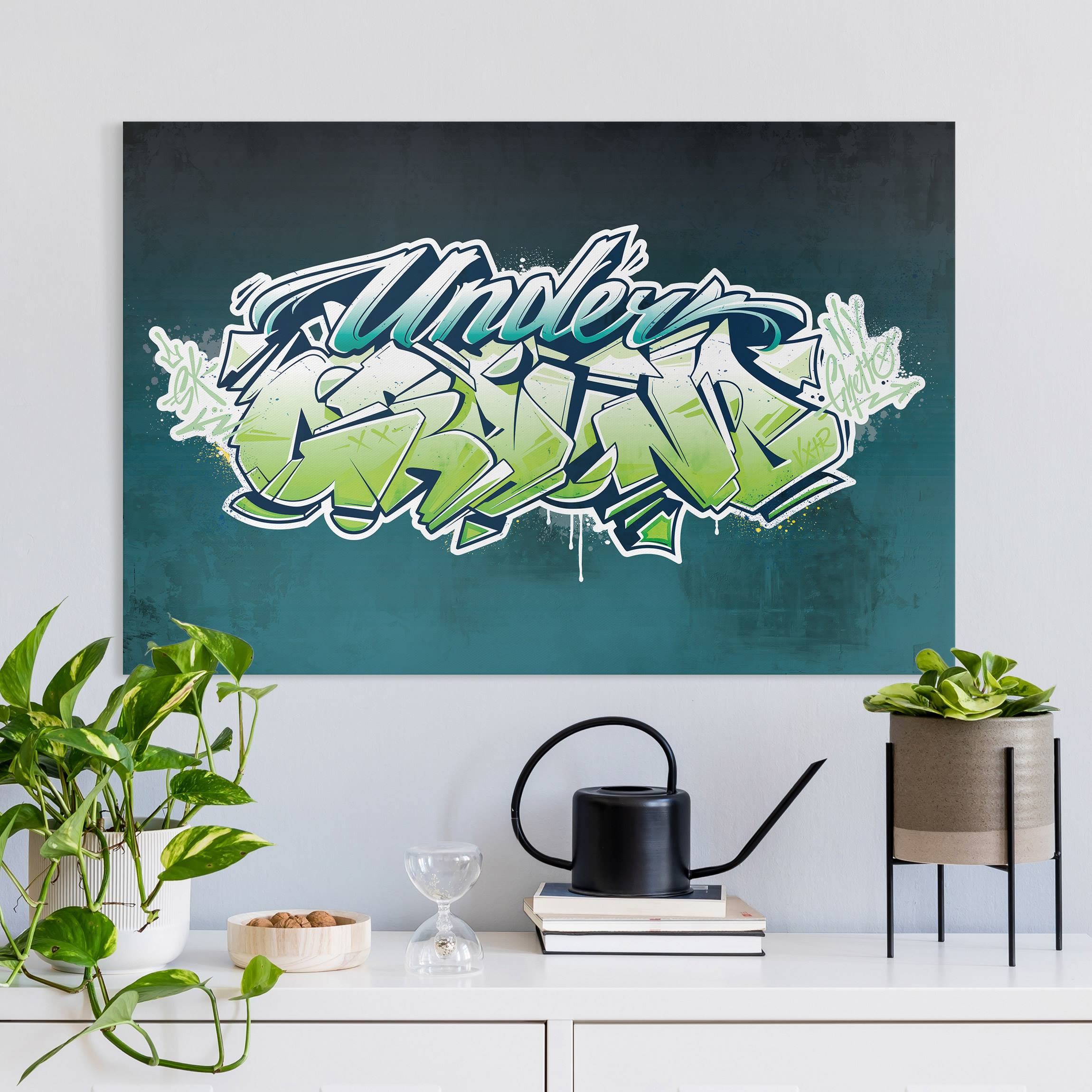 Leinwandbild Graffiti Art Underground