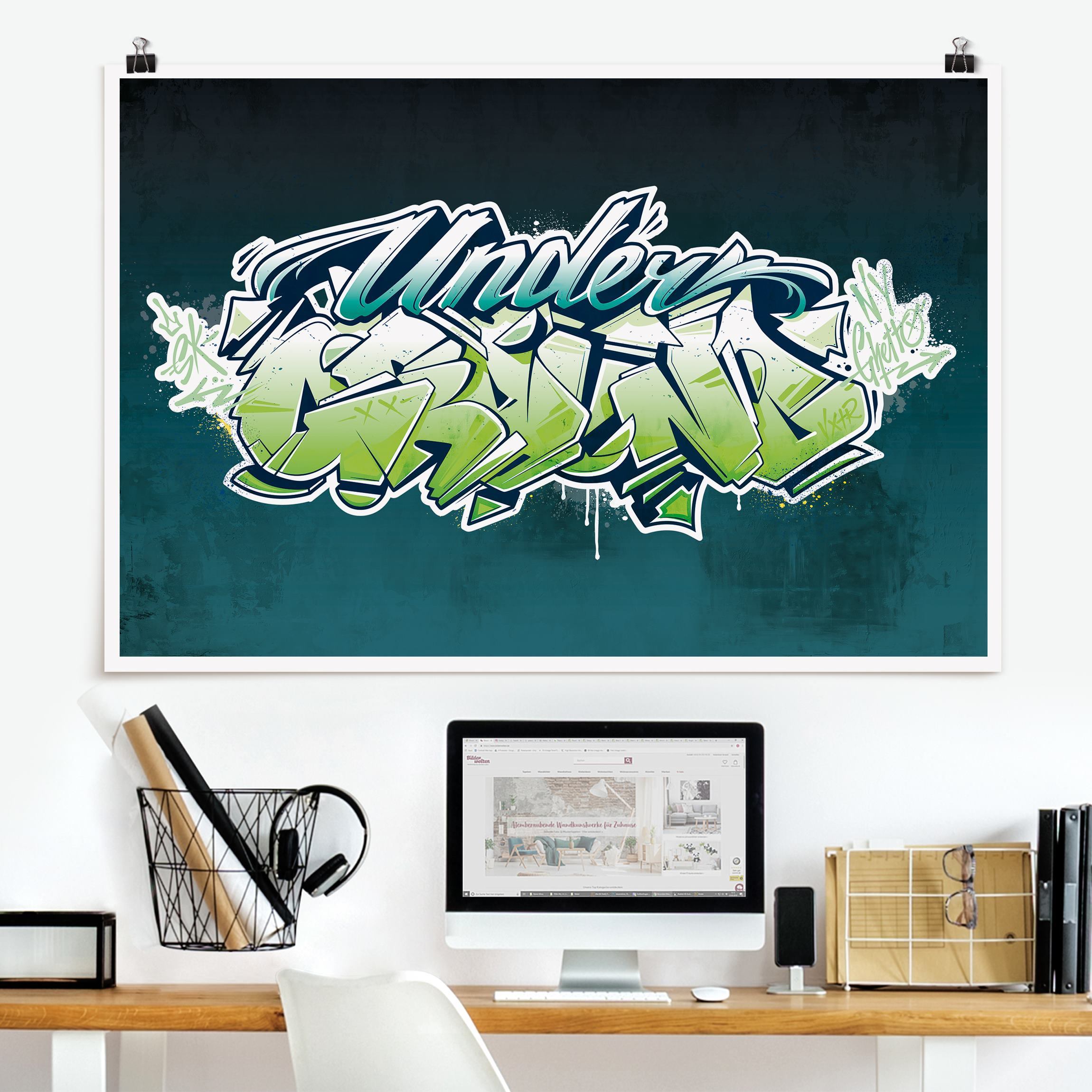 Poster Graffiti Art Underground