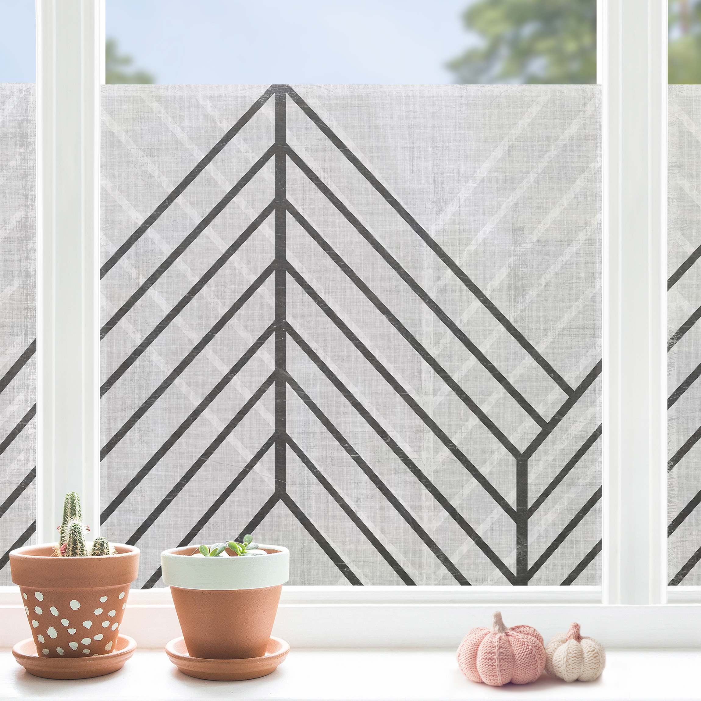 Fensterfolie Grafisches Gittermuster