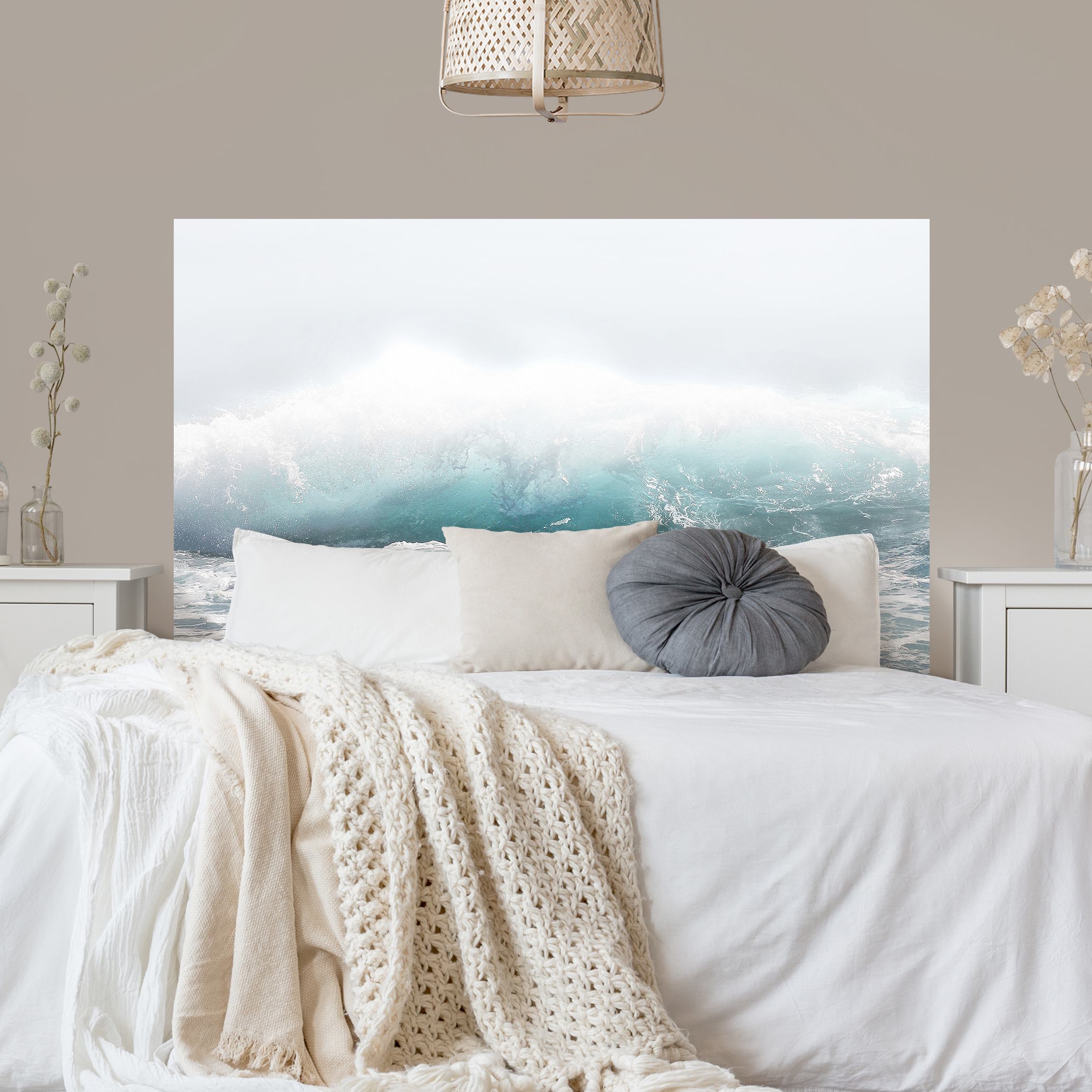 Kopfteil Bett Große Welle Hawaii