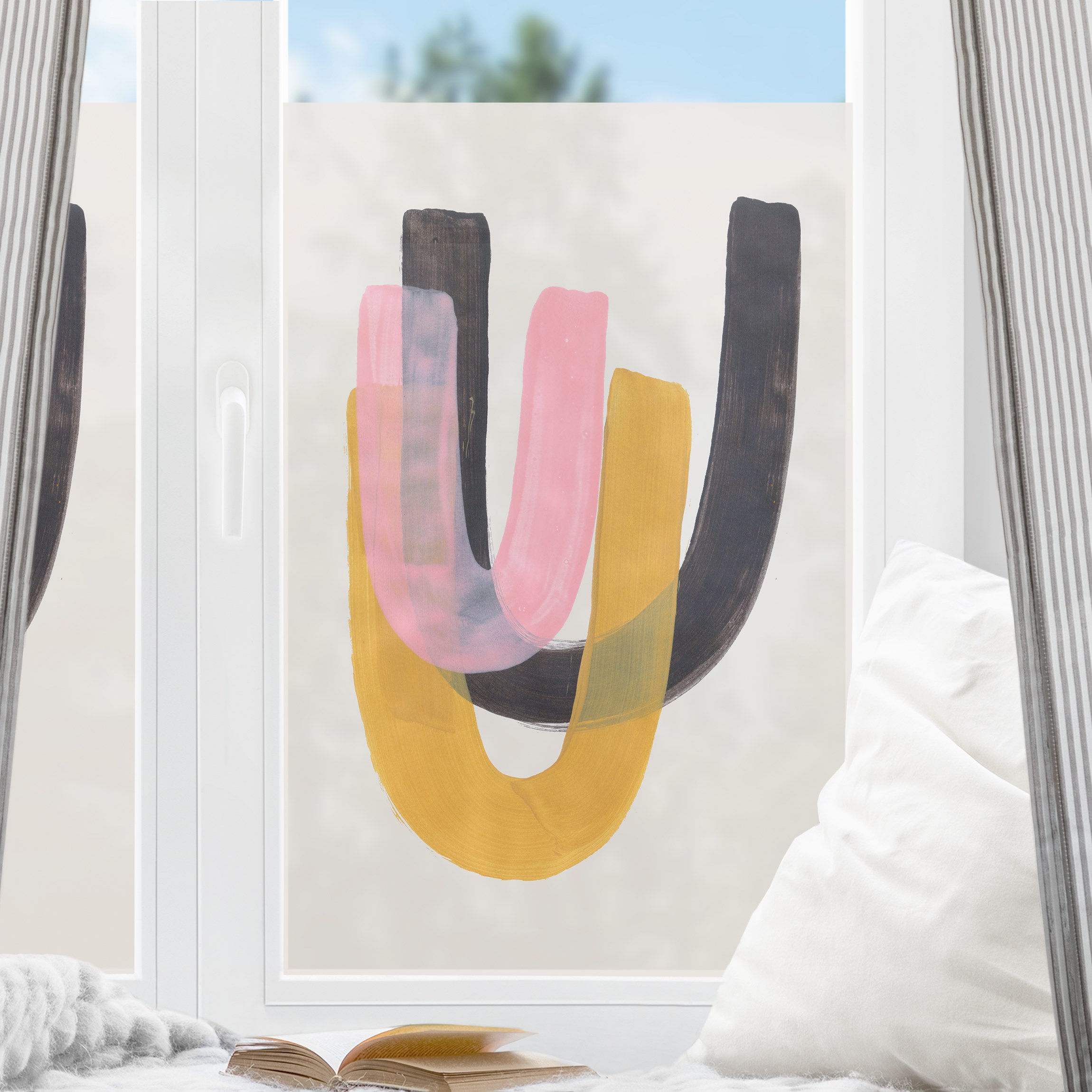 Fensterfolie Großes Lächeln