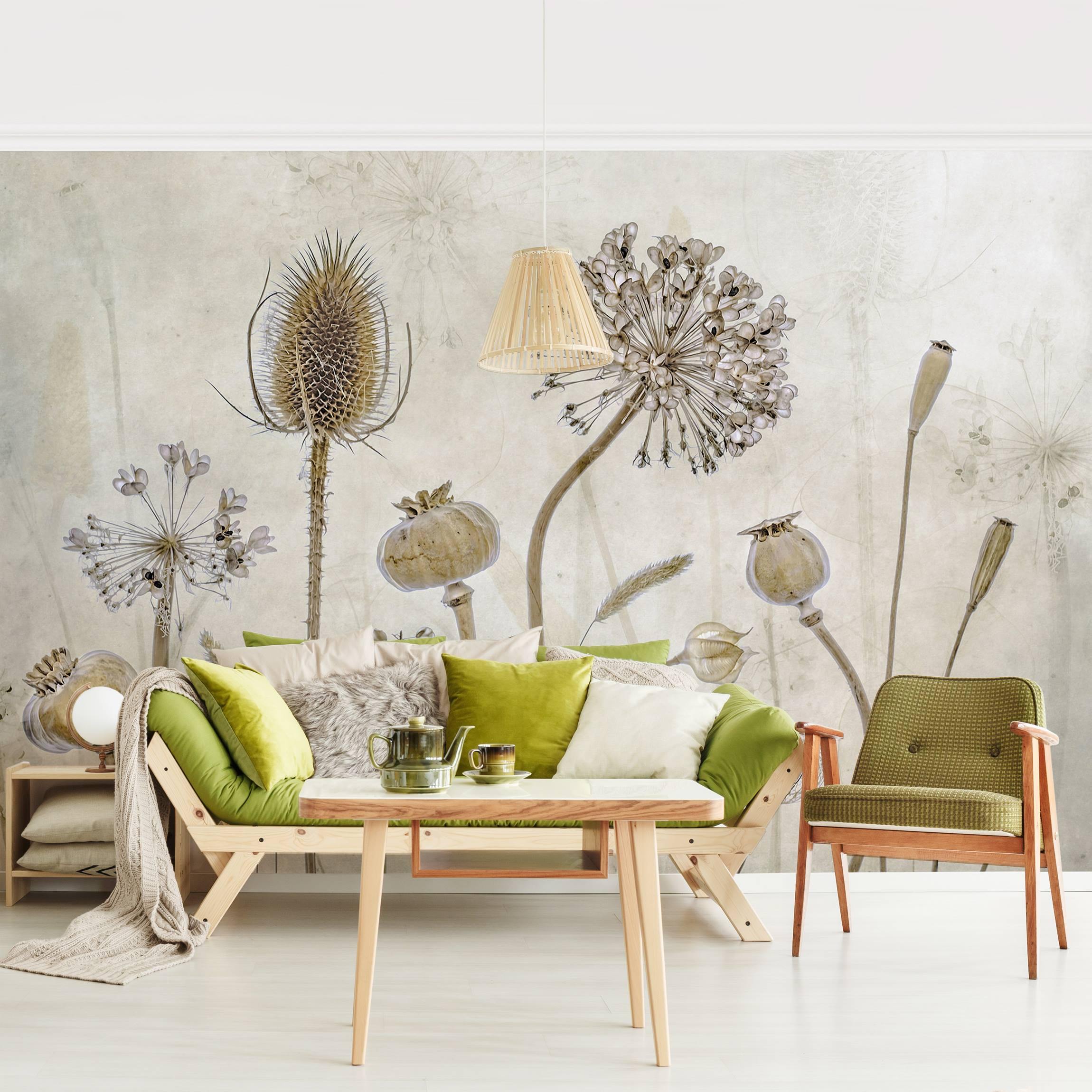 Fototapete Blumen Growing Old