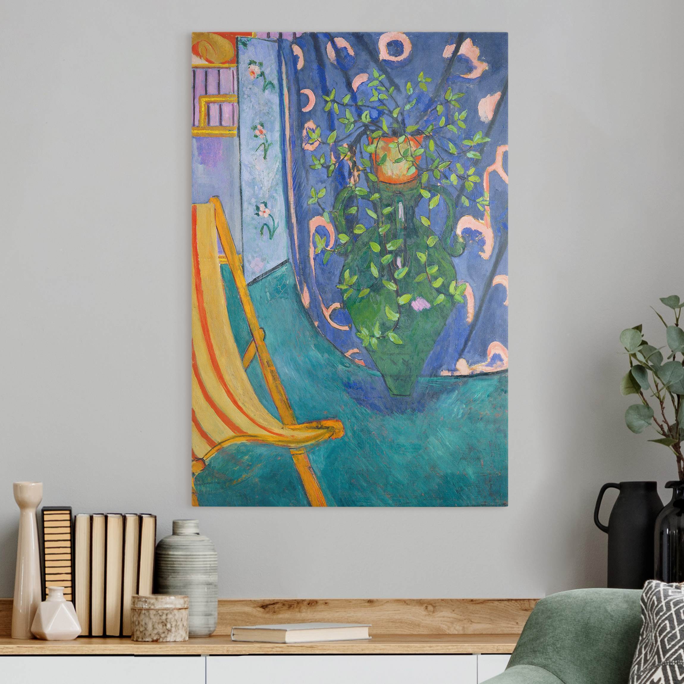 Leinwandbild Henri Matisse - Ecke im Studio des Künstlers