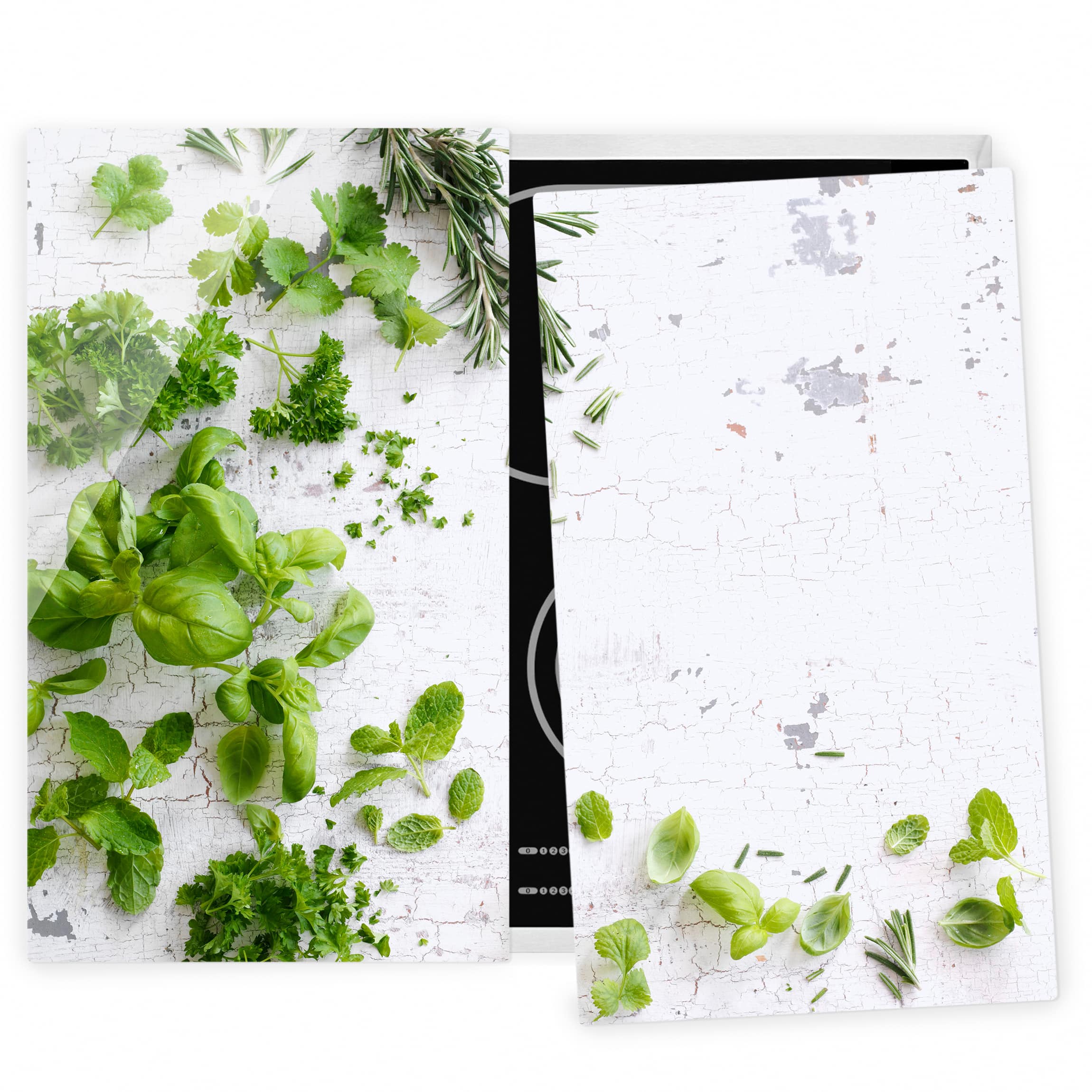 Kräuter auf Holz Shabby