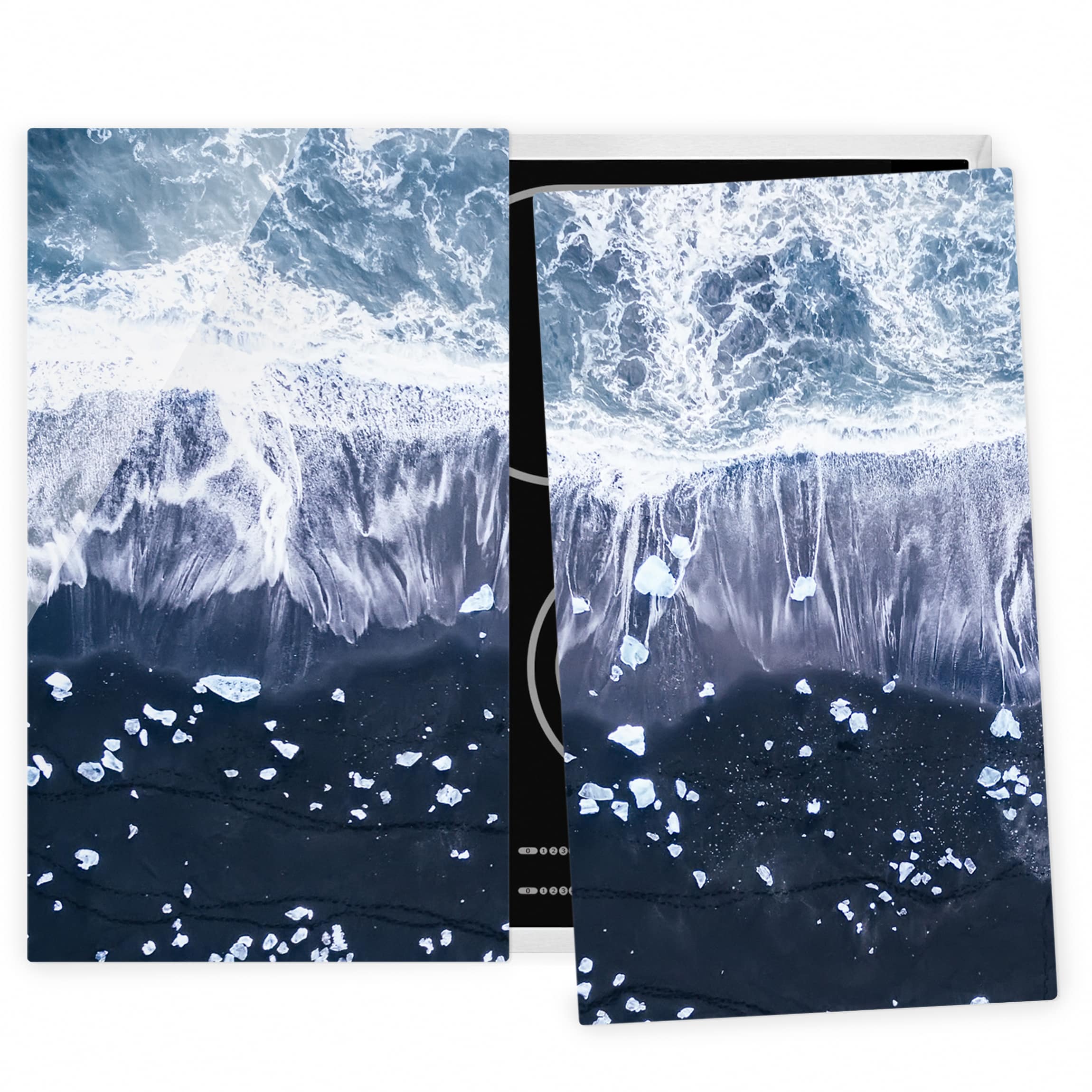 Luftbild - Jökulsárlón in Island