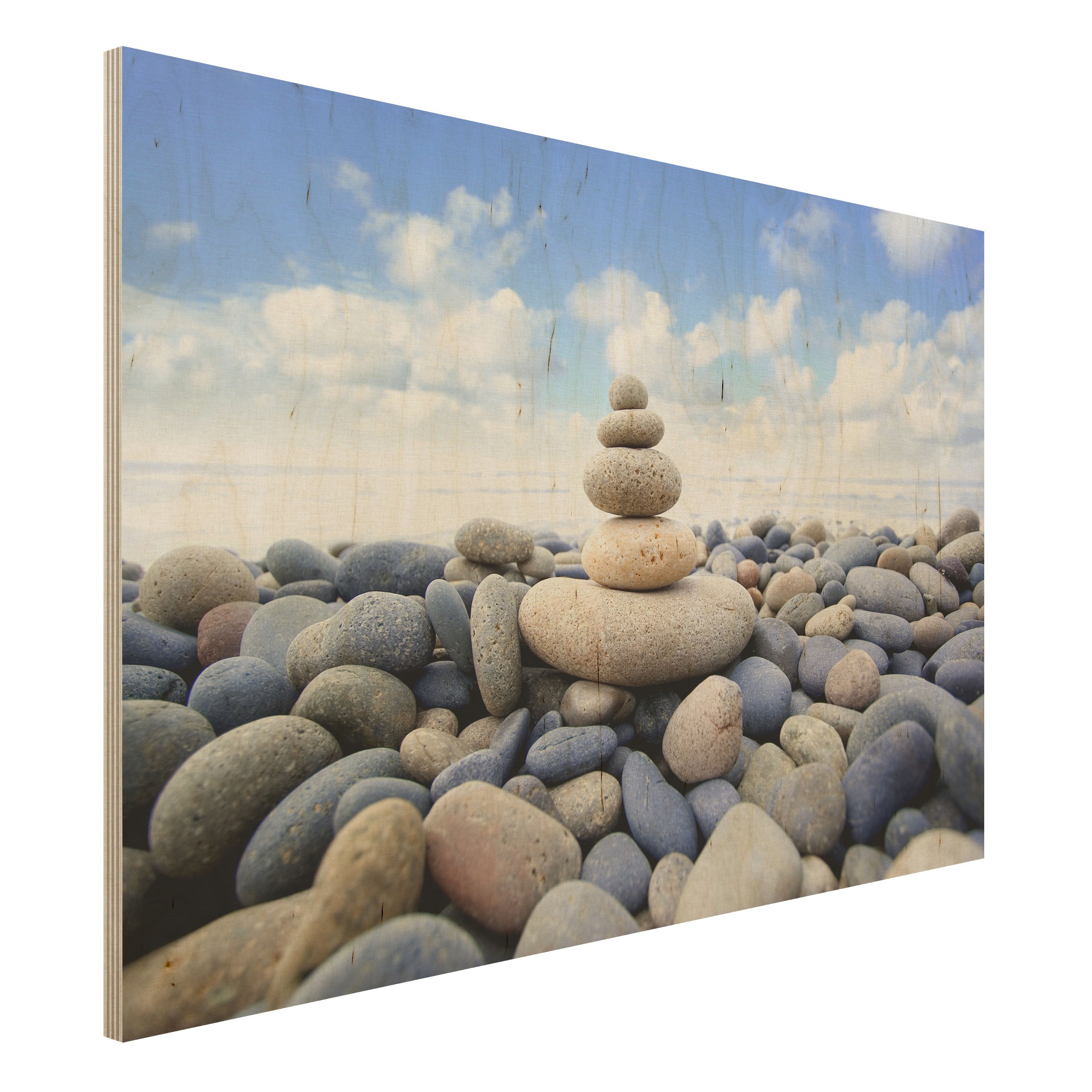 Holzbild - Querformat 3:2 Garten Eden