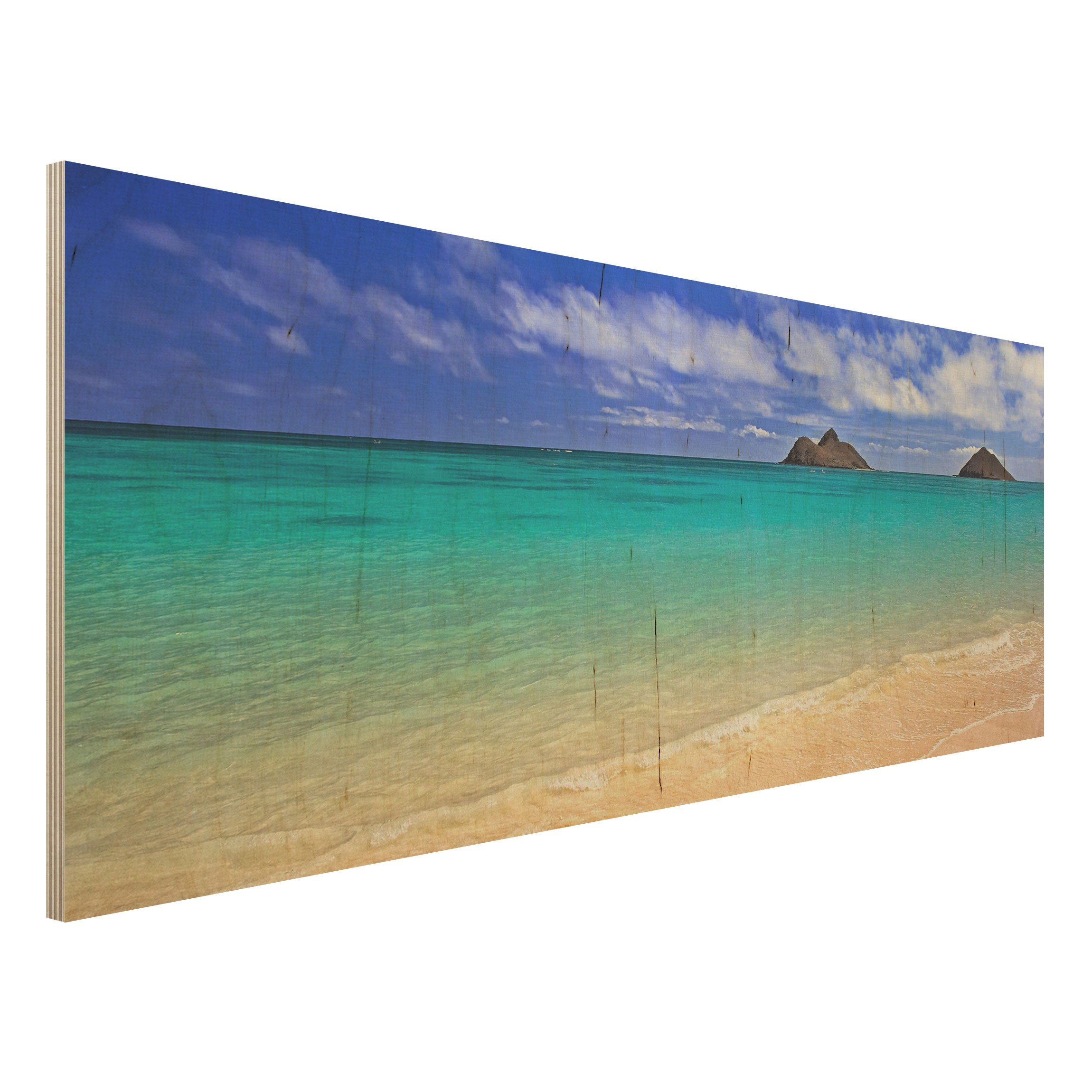 Holzbild Natur & Landschaft Paradise Beach