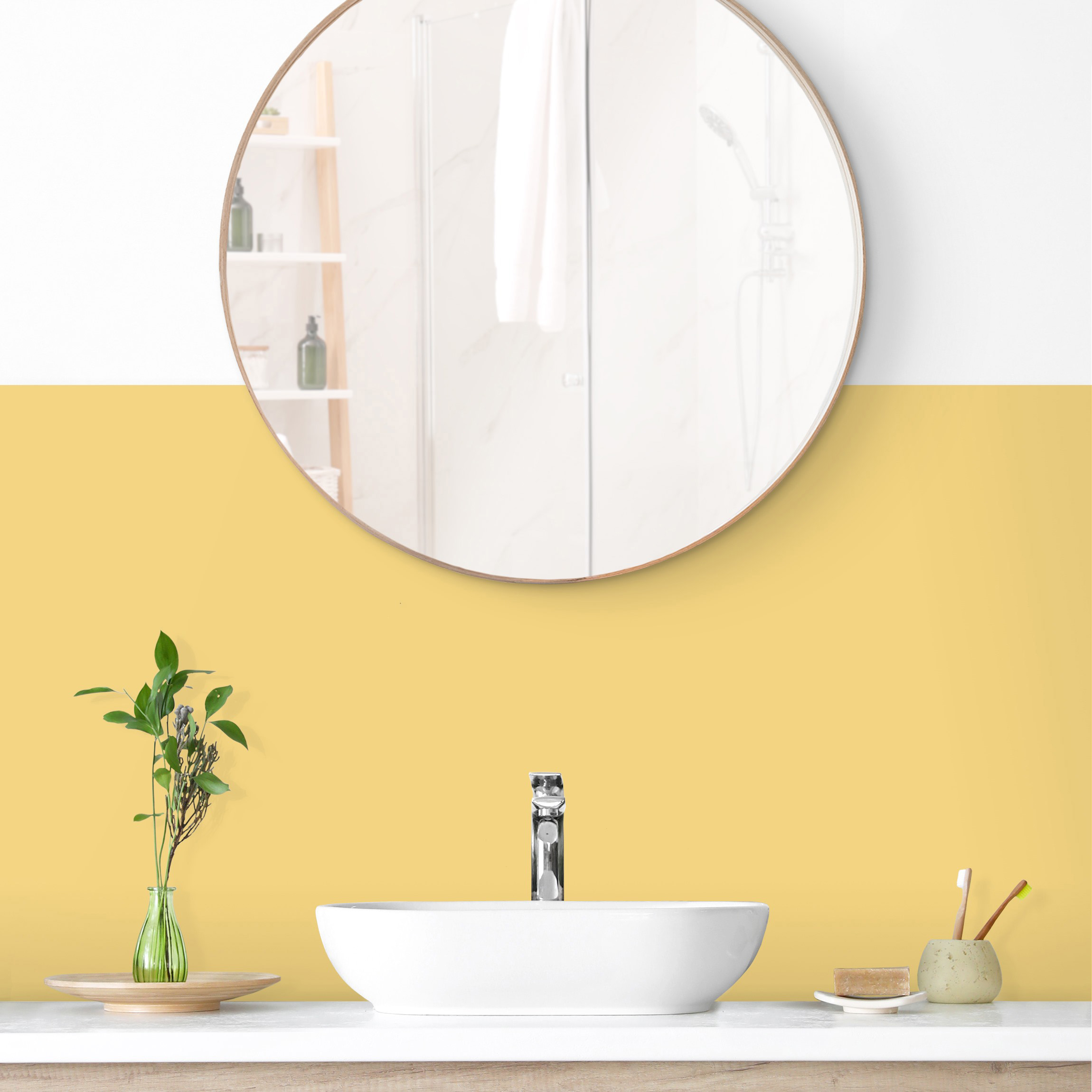 Wandverkleidung Bad Honig