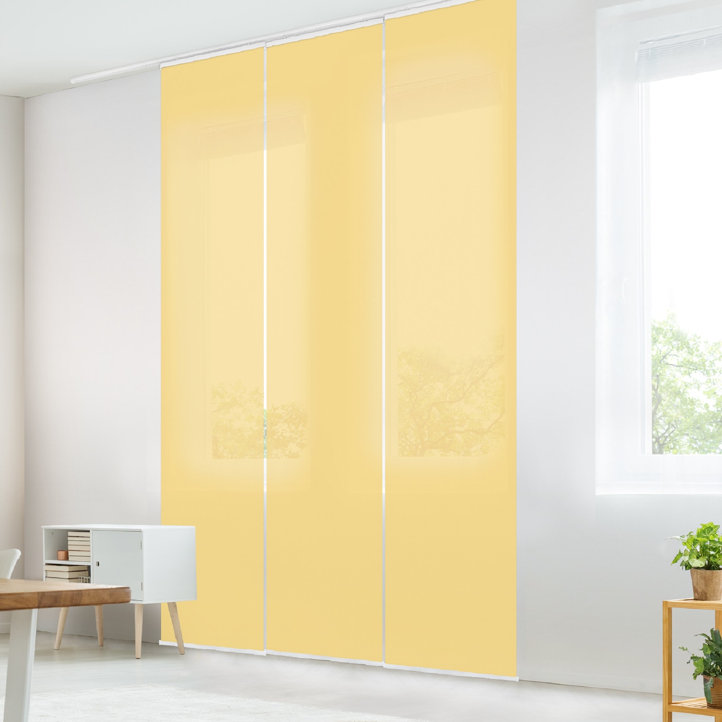 Schiebegardine Honig