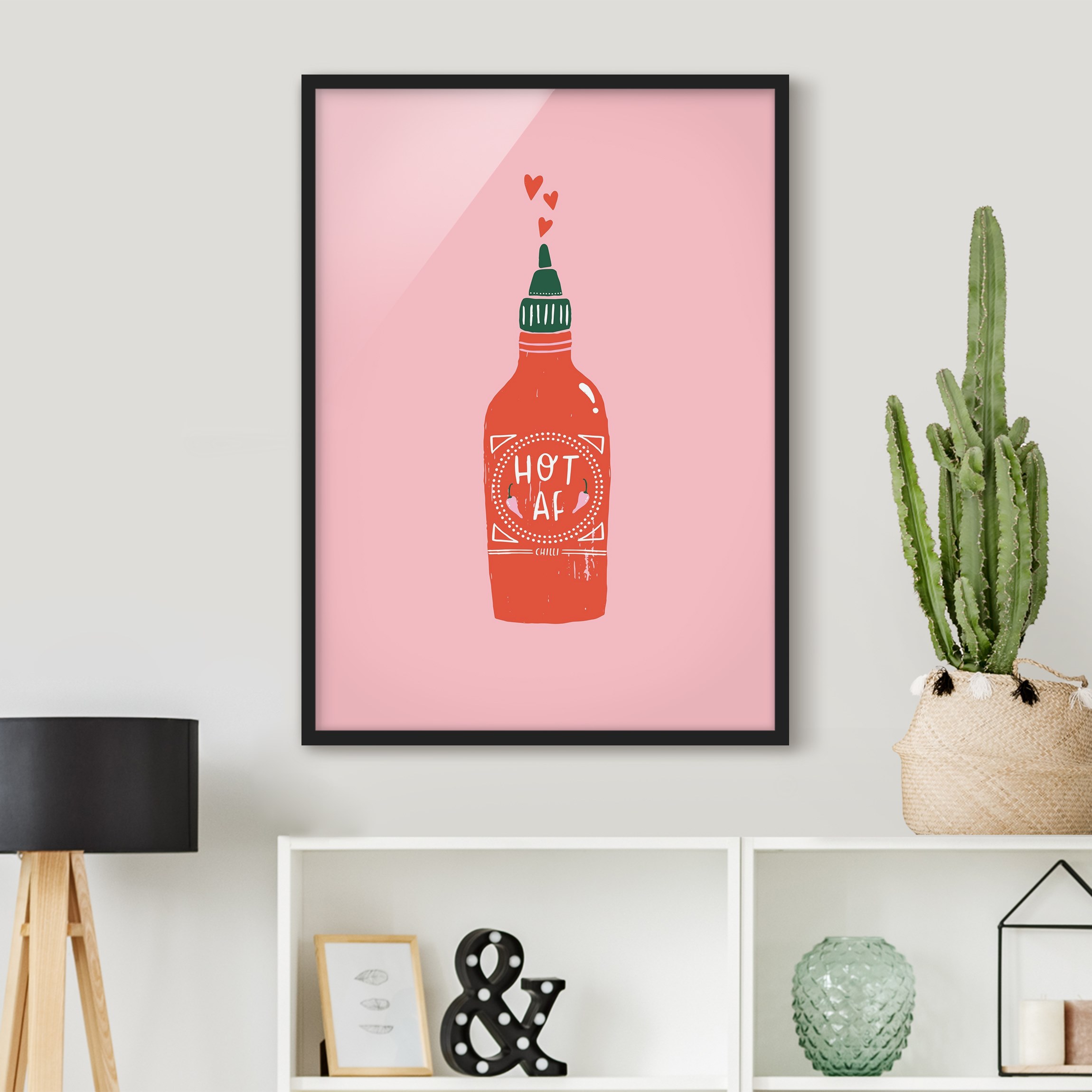 Bild mit Rahmen Hot AF Chilli