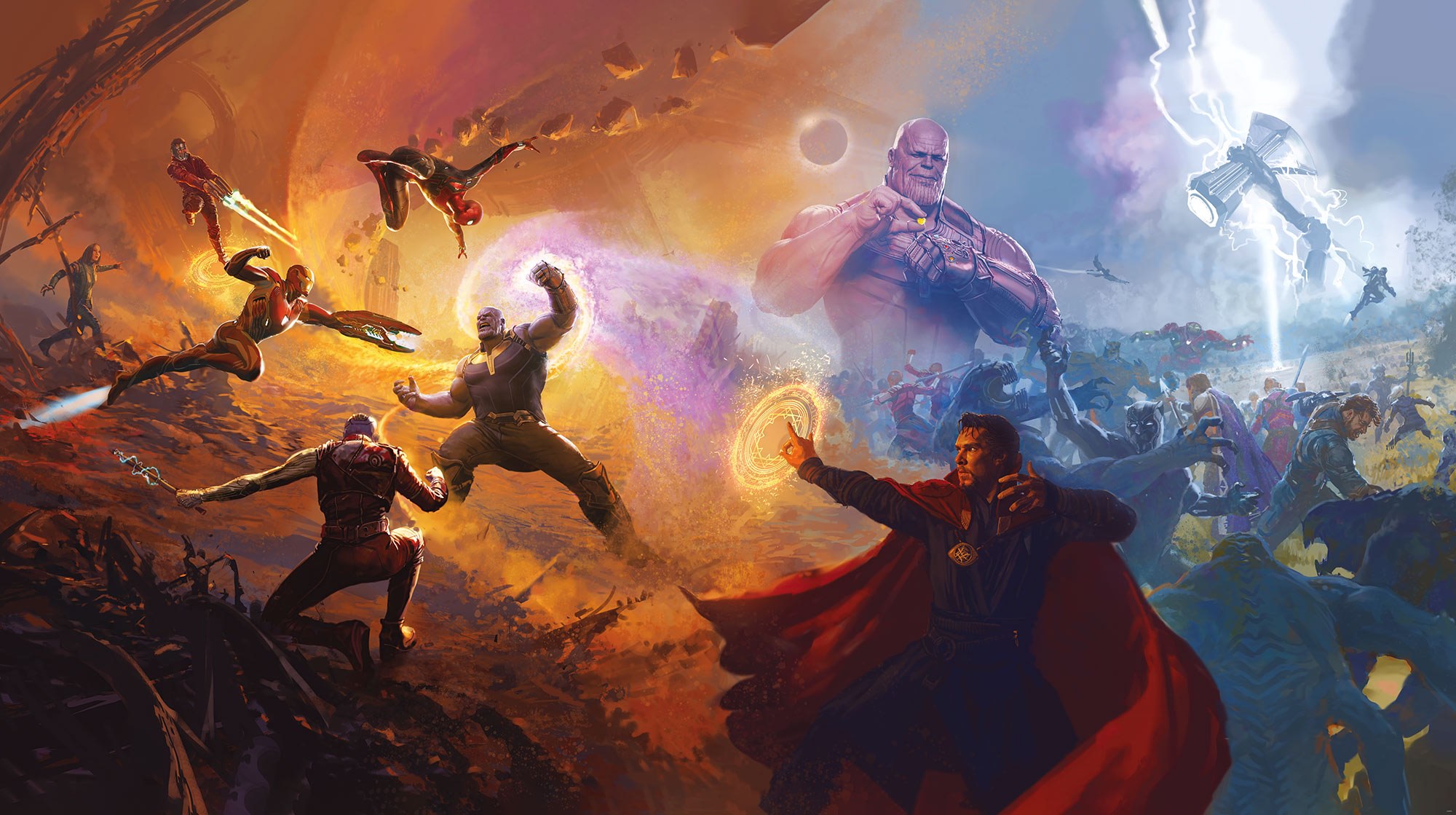 Fototapete Avengers Epic Battles Two Worlds