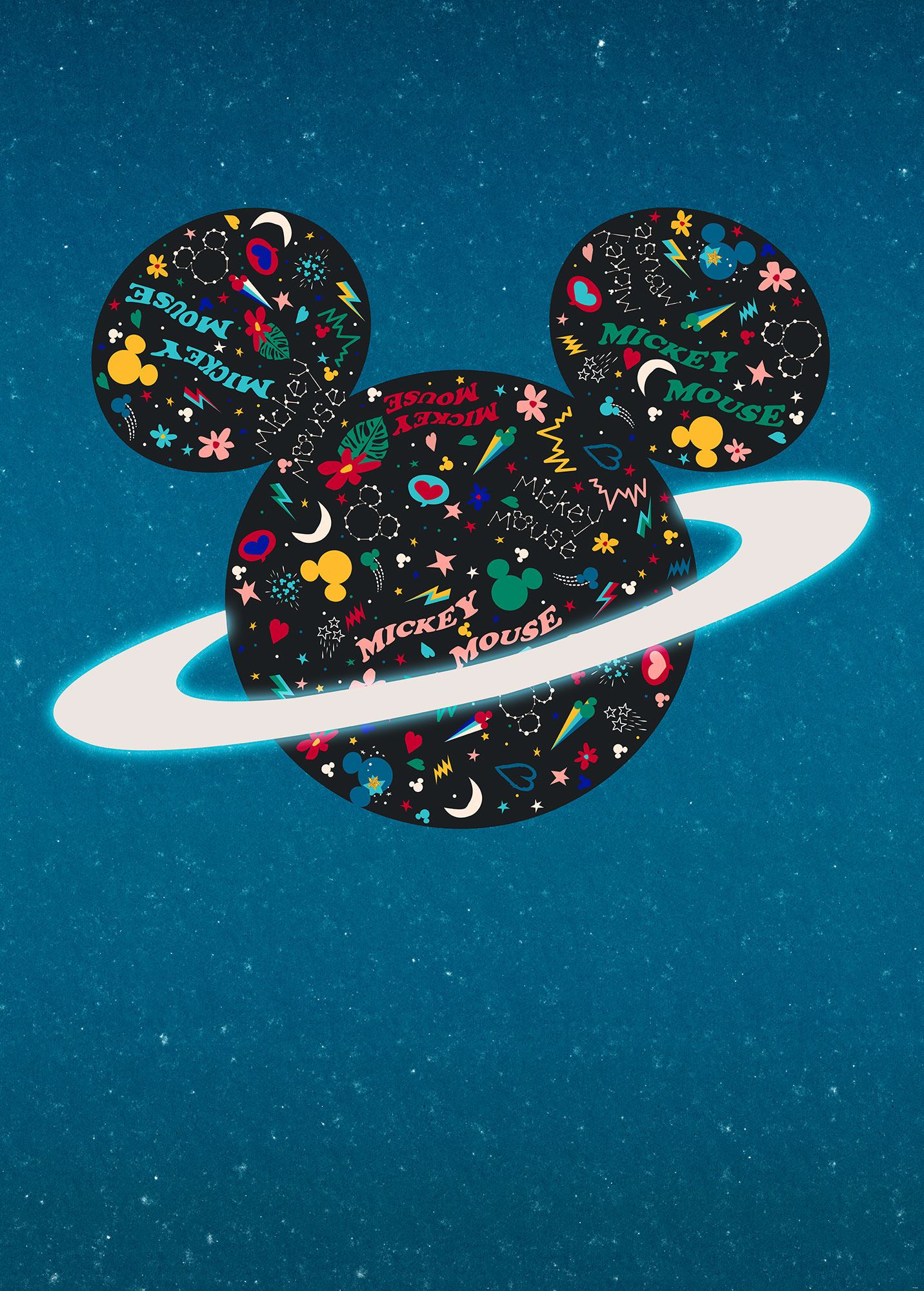 Fototapete Planet Mickey