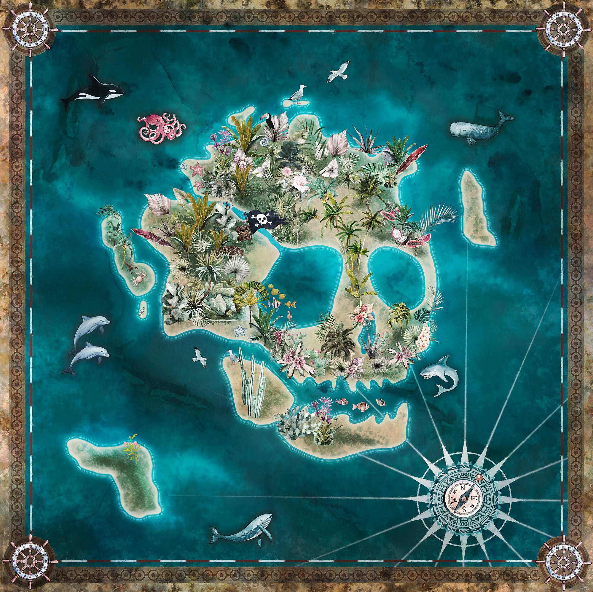 Fototapete Skull Island