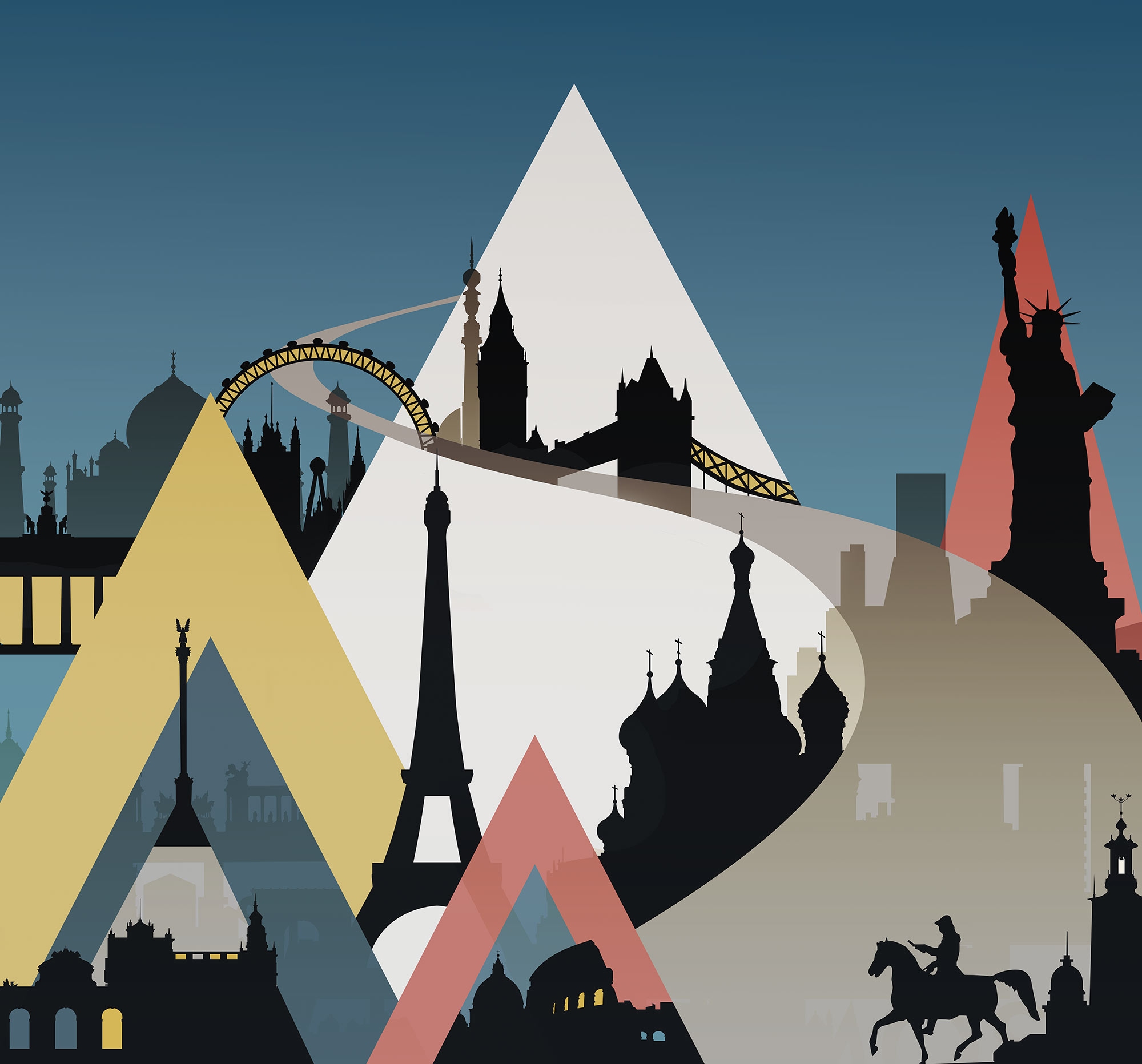 Fototapete Sightseeing