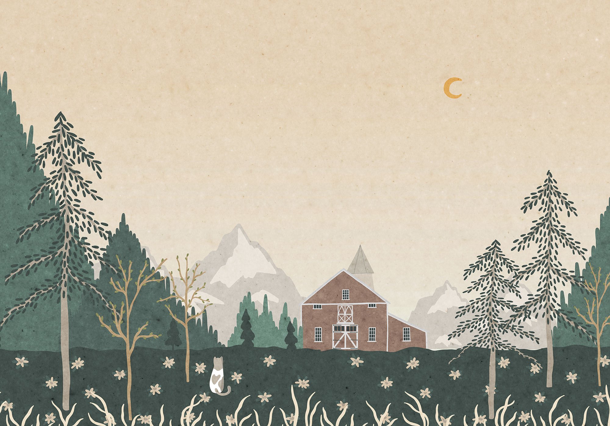 Fototapete Little Farm