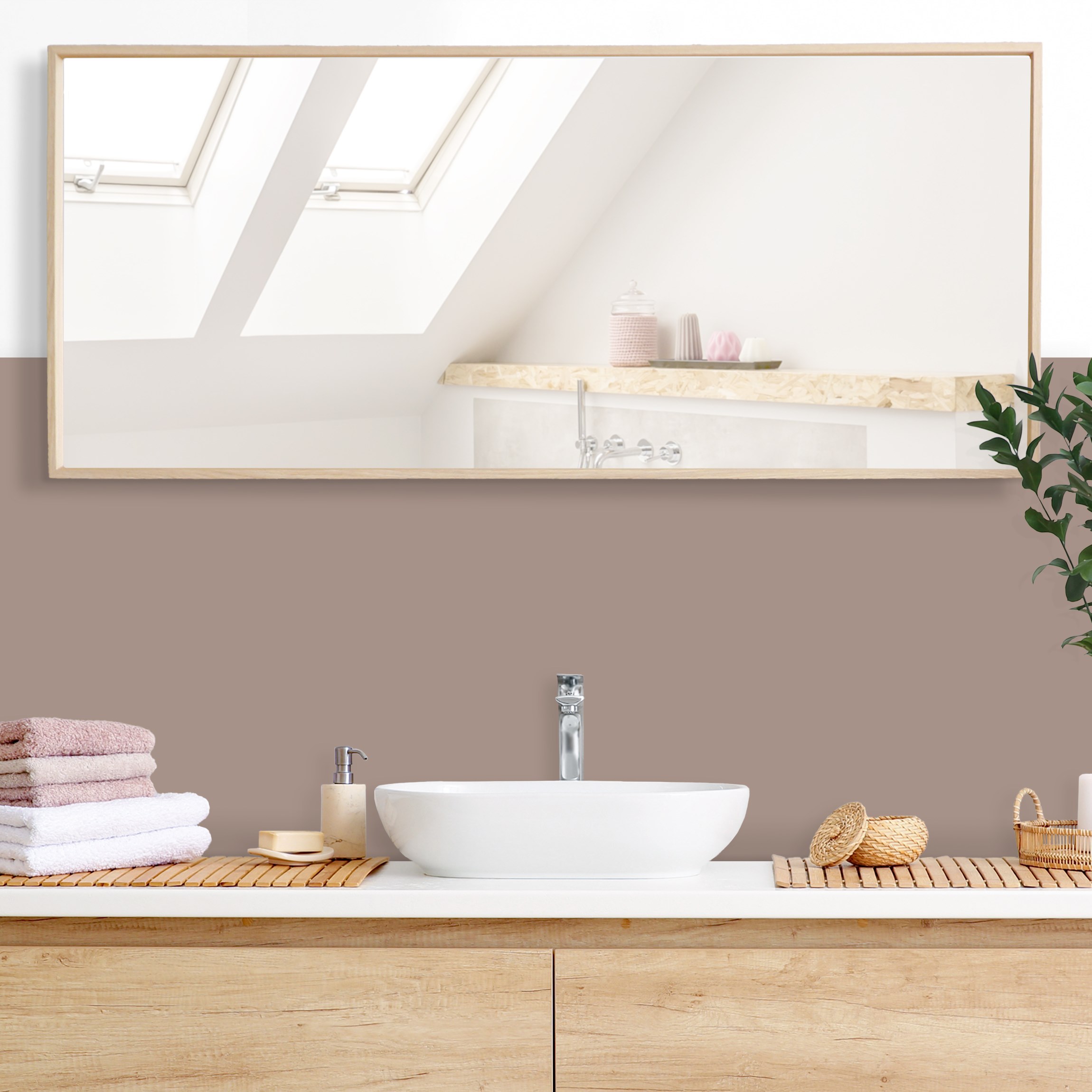 Wandverkleidung Bad Icy Chocolate