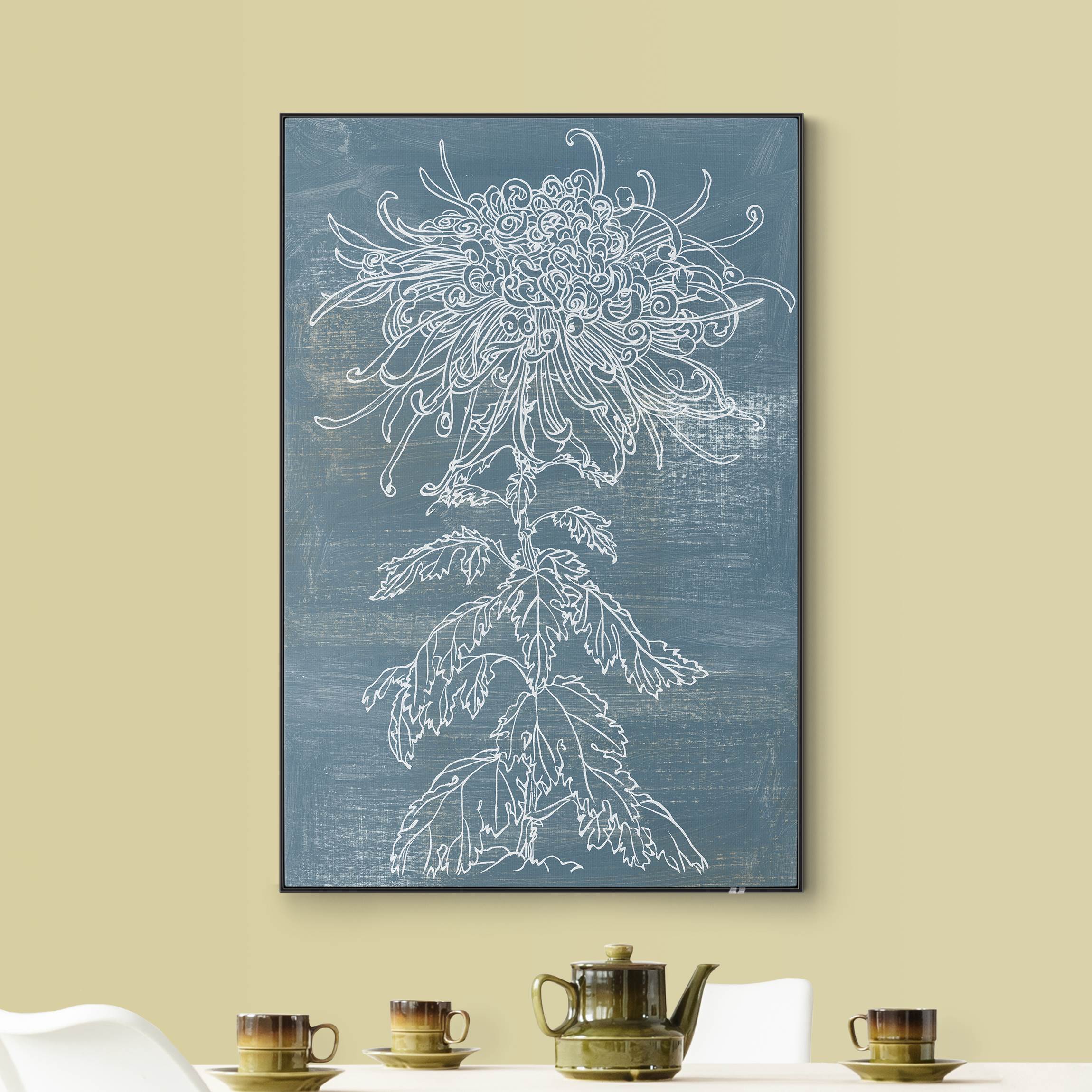 Wechselbild Indigo-Pflanzen I