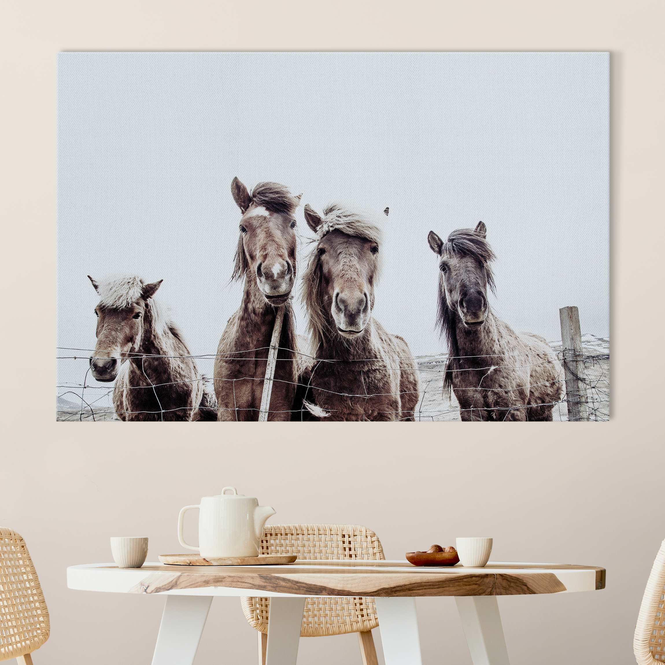 Akustikbild Island Pferde