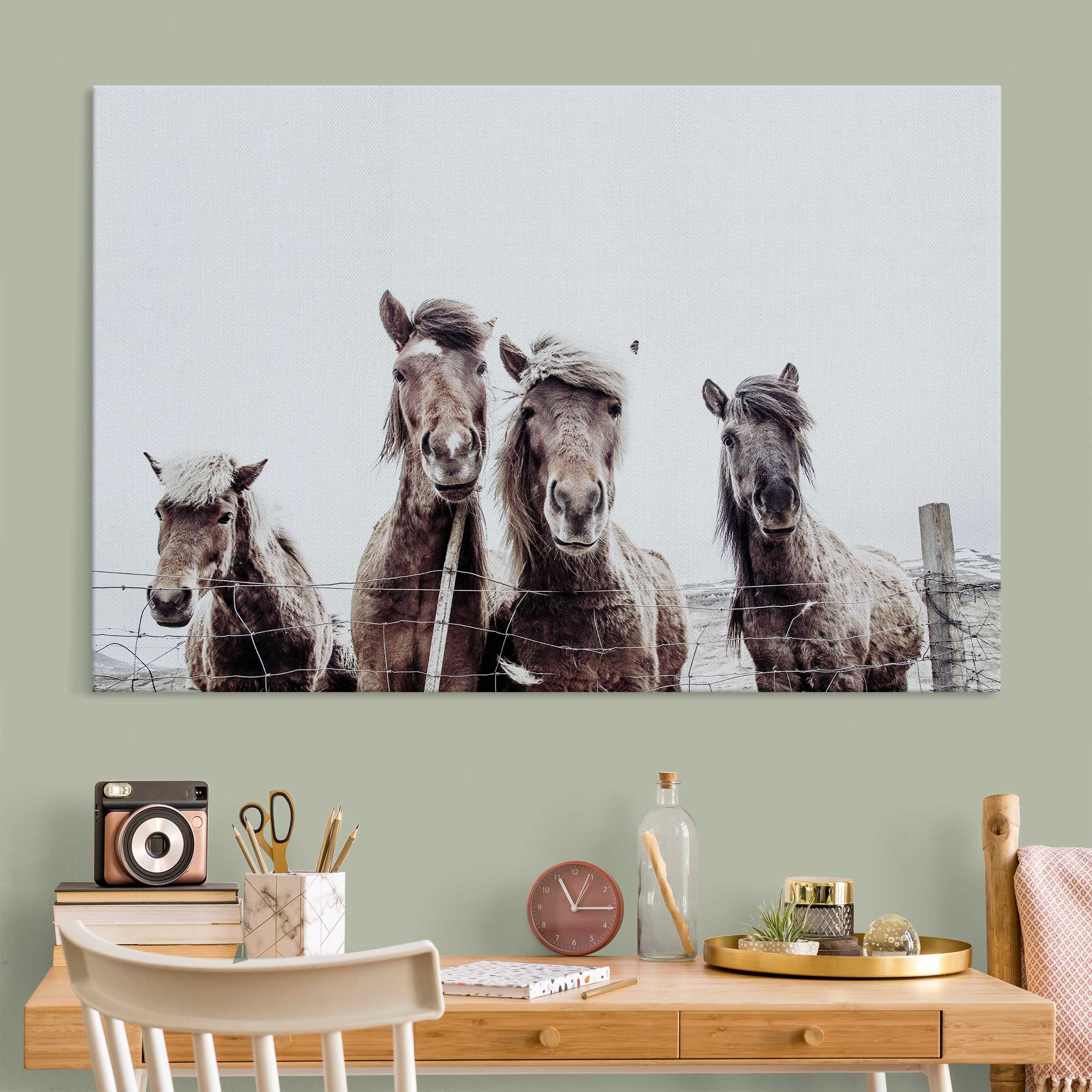 Akustikbild Island Pferde