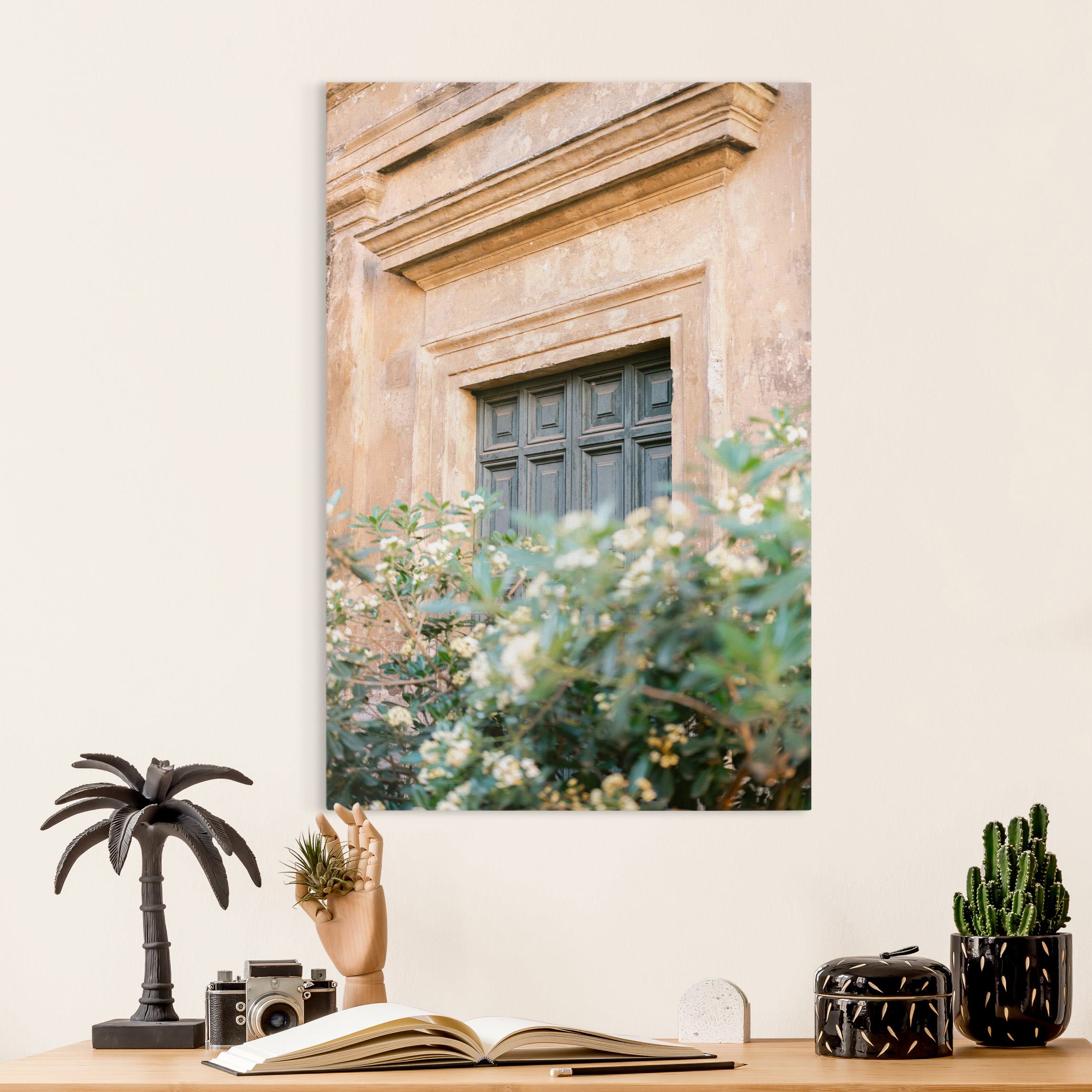 Leinwandbild Italienische Tür II