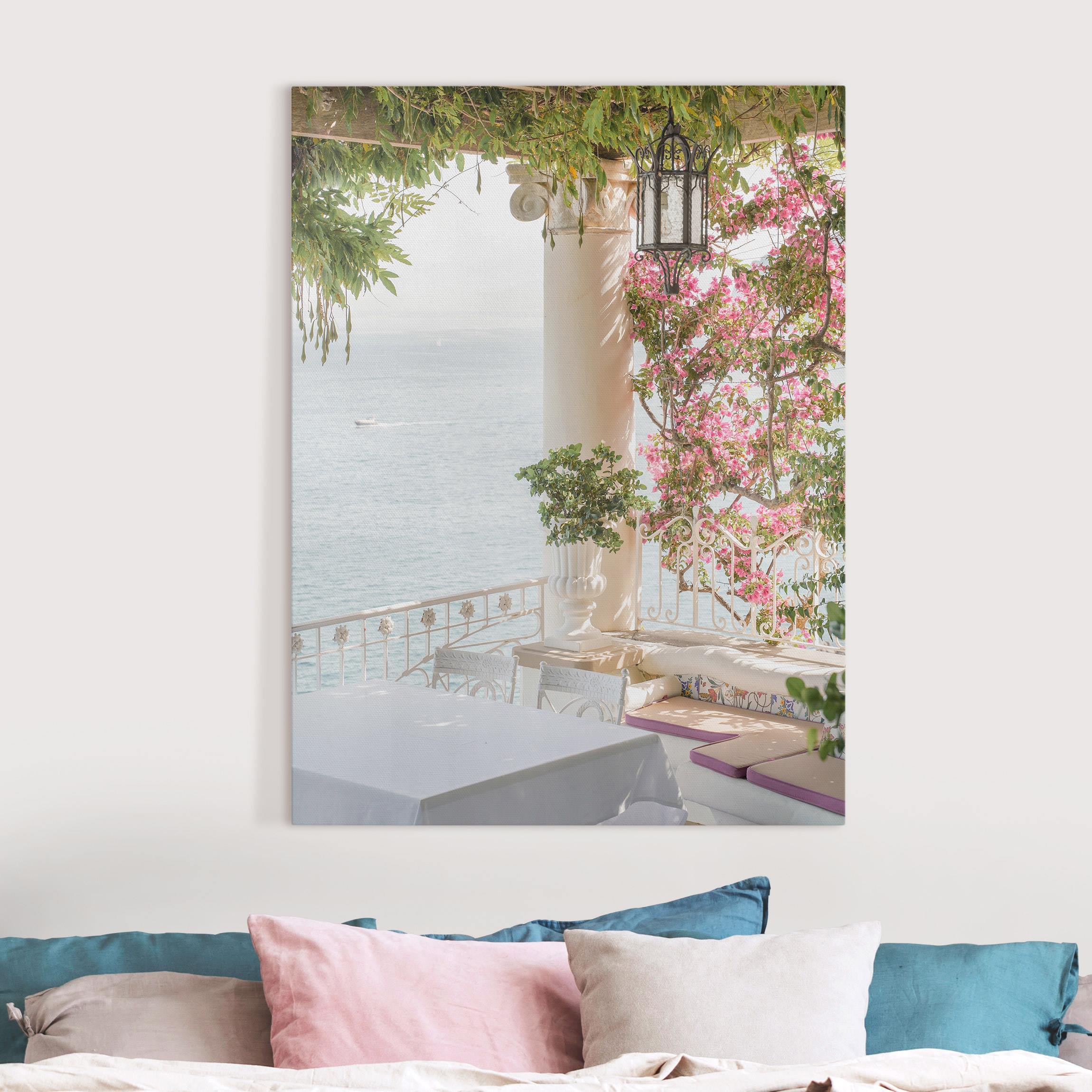 Leinwandbild Italienischer Balkon