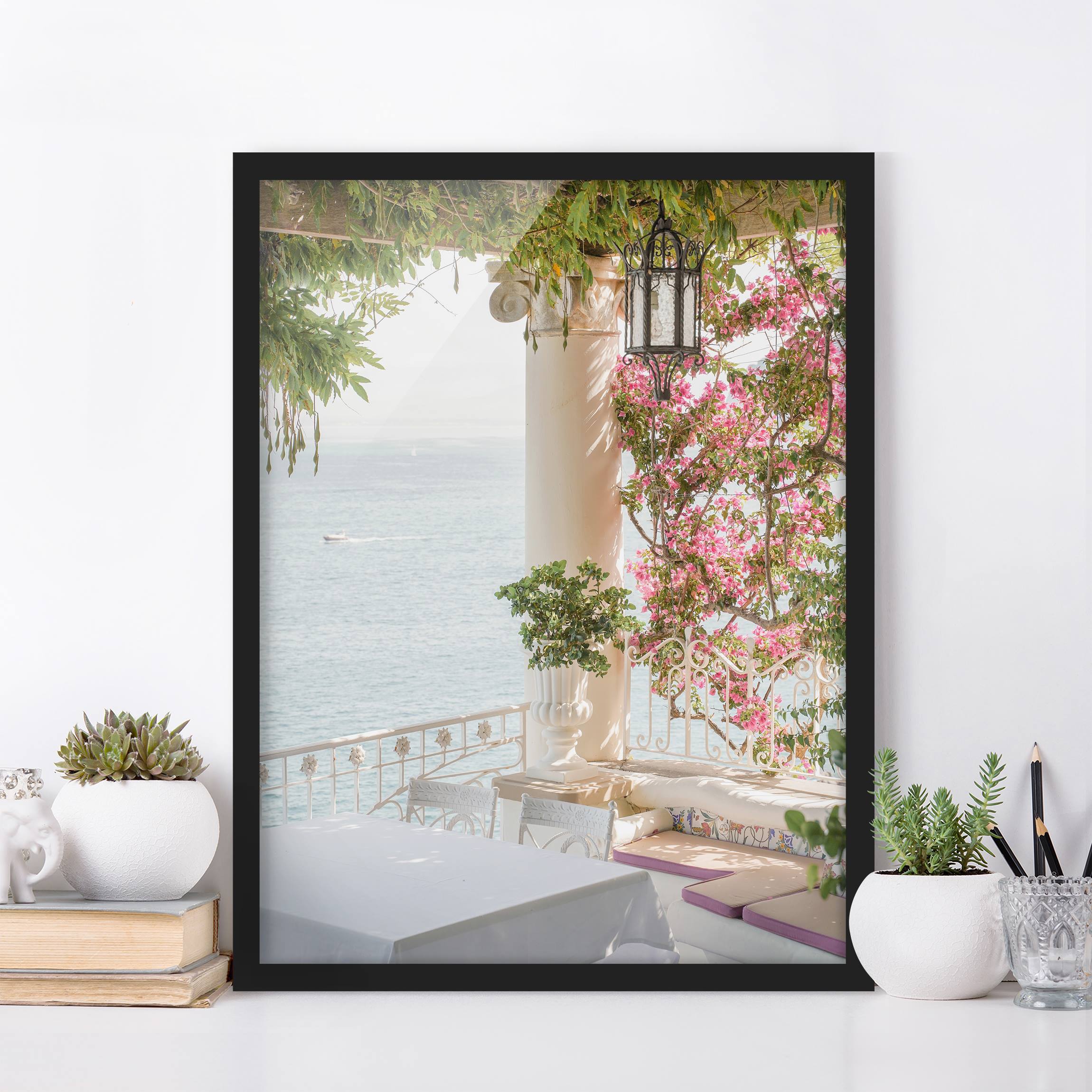 Bild mit Rahmen Italienischer Balkon