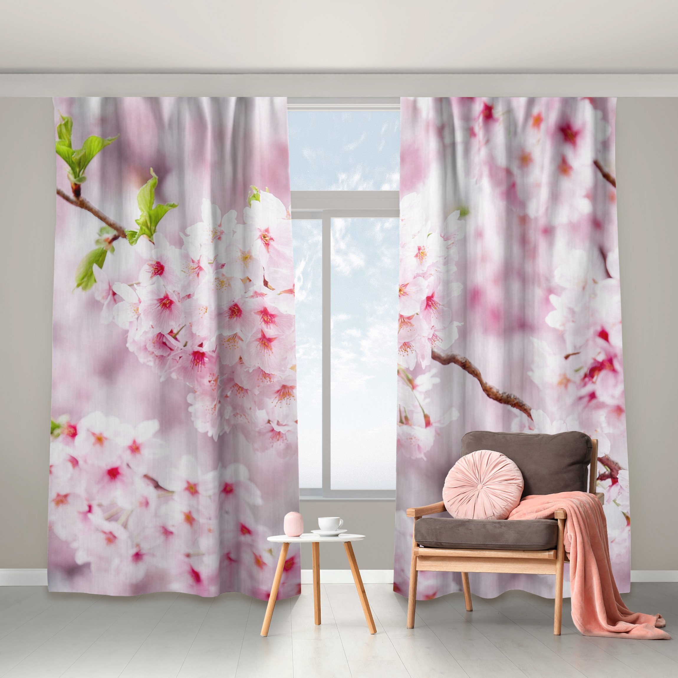 Vorhang Japanische Kirschblüten