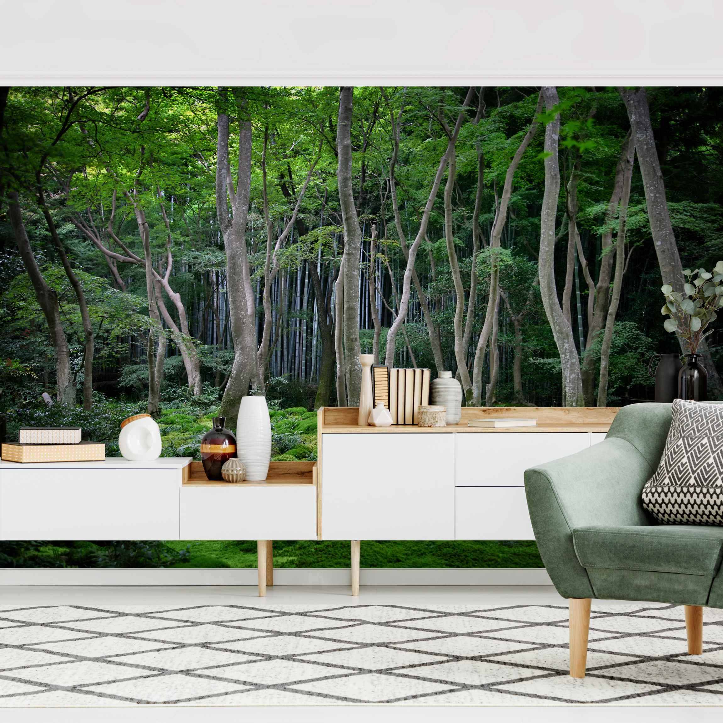 Fototapete Japanischer Wald
