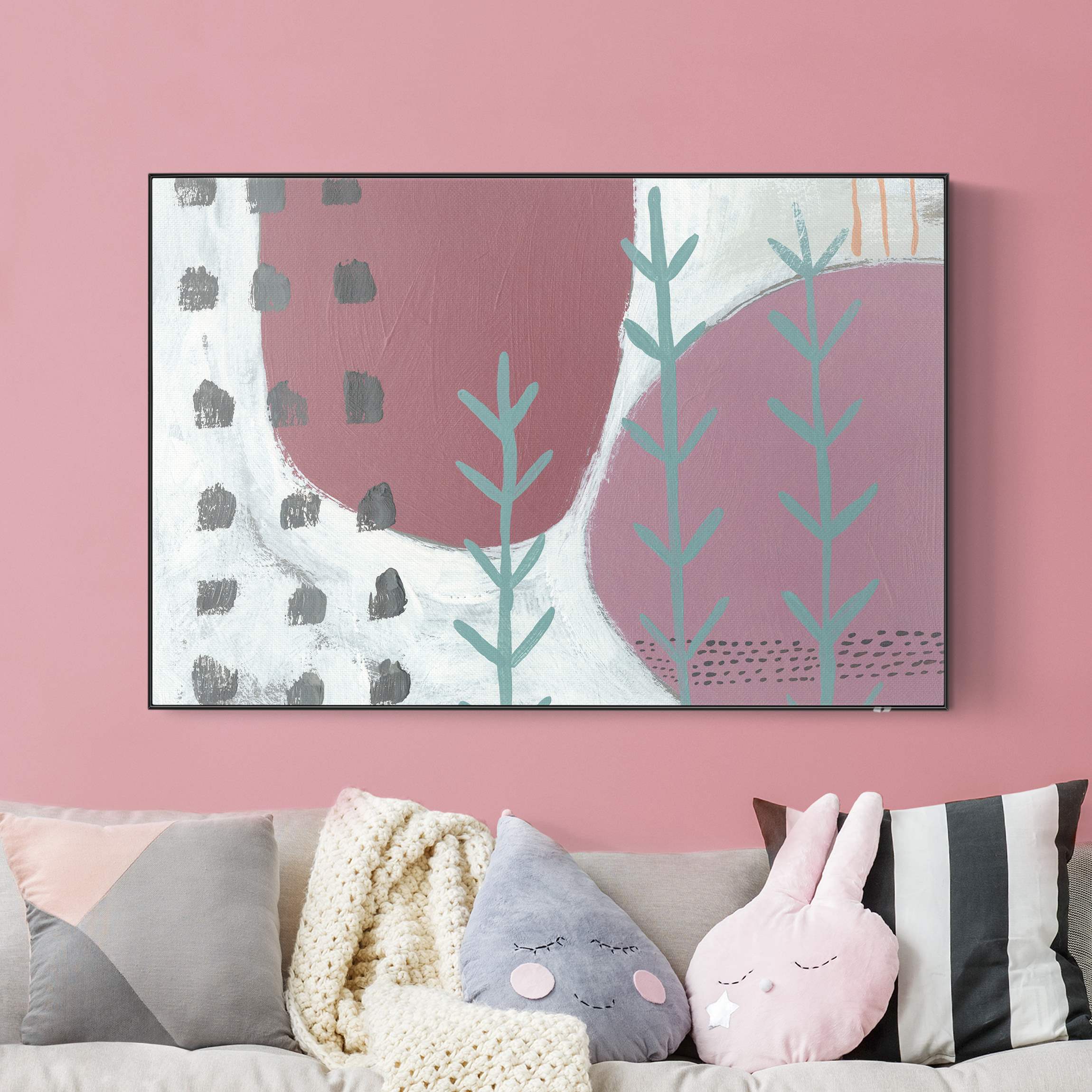 Akustik-Wechselbild Karneval der Formen in Beere III