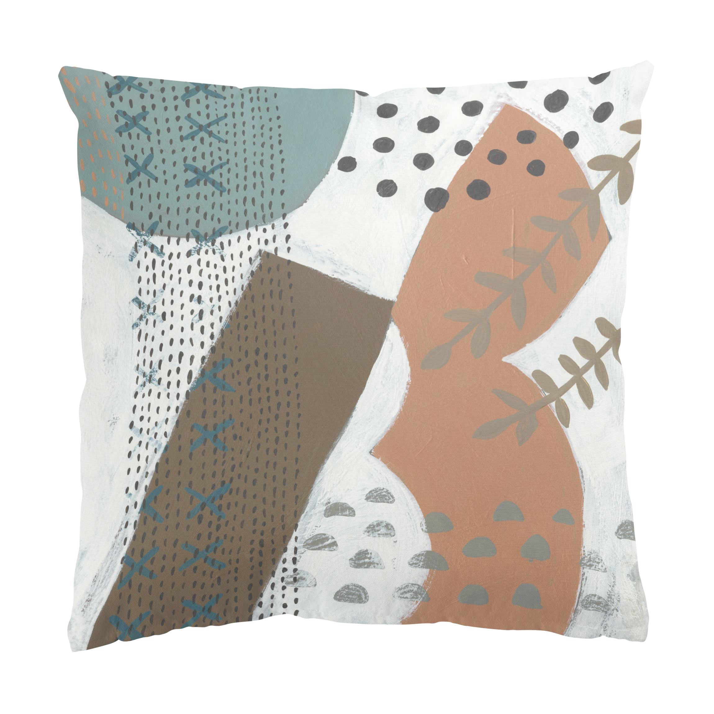 Dekokissen Karneval der Formen in Lachs I