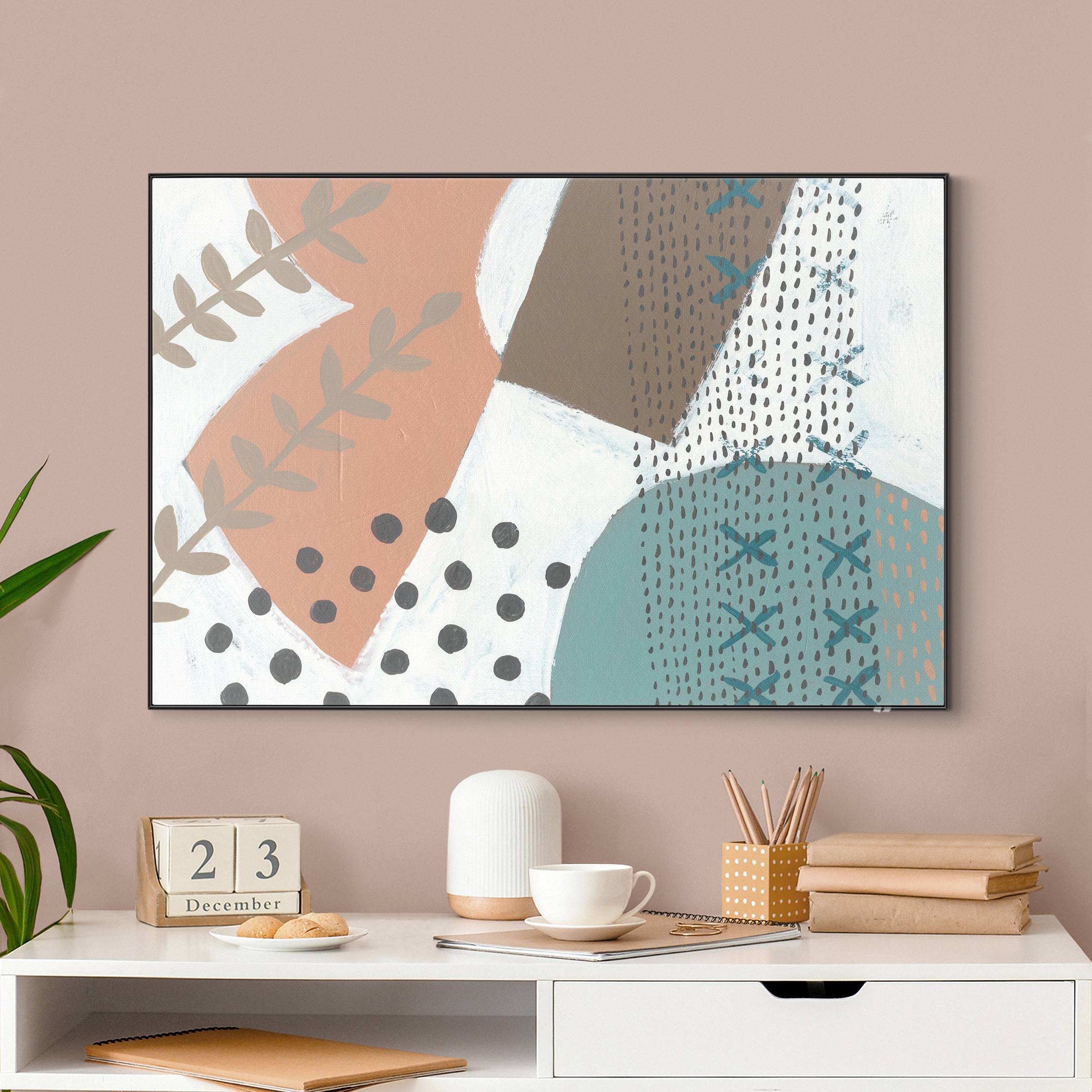 Wechselbild Karneval der Formen in Lachs I