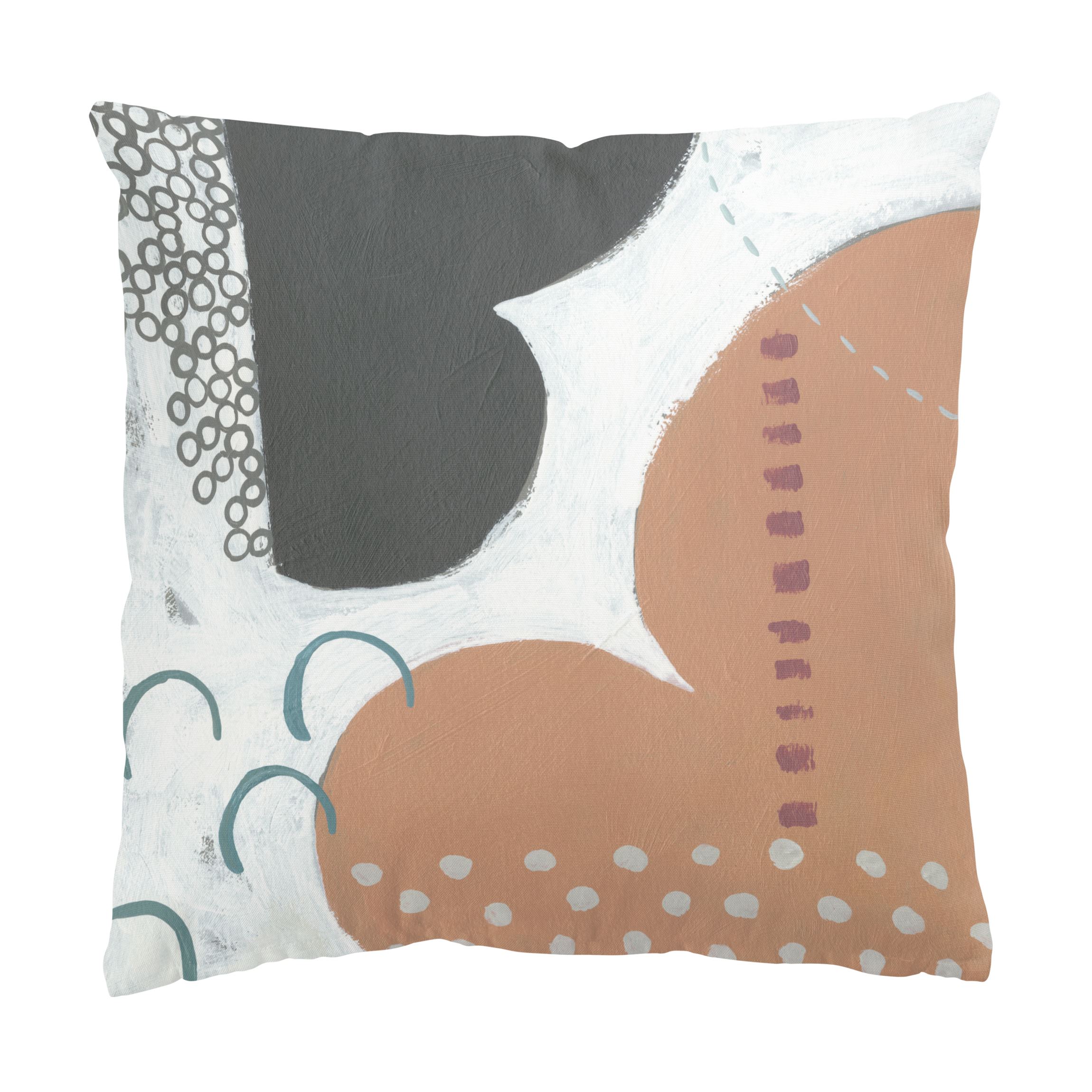 Dekokissen Karneval der Formen in Lachs III