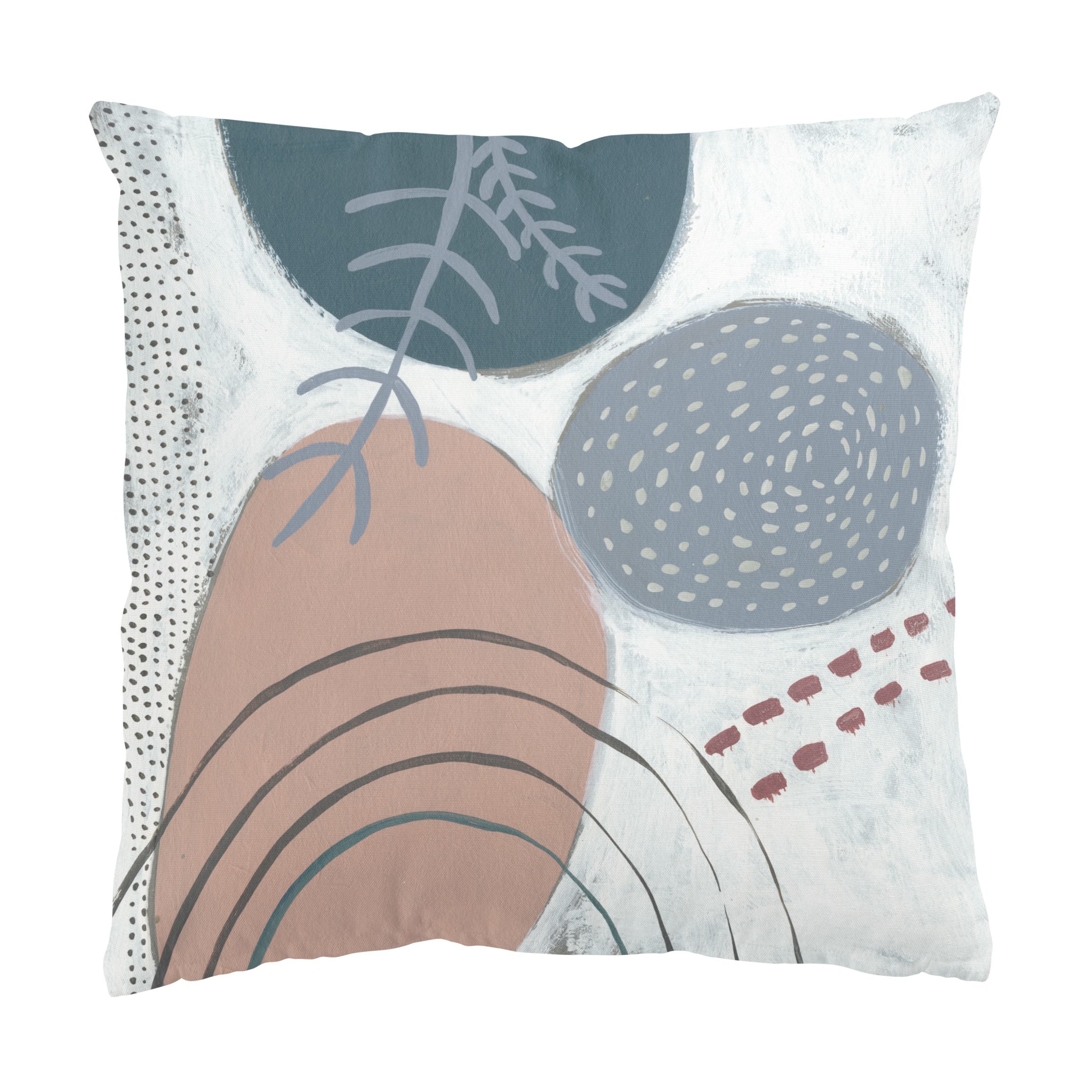 Dekokissen Karneval der Formen in Petrol II