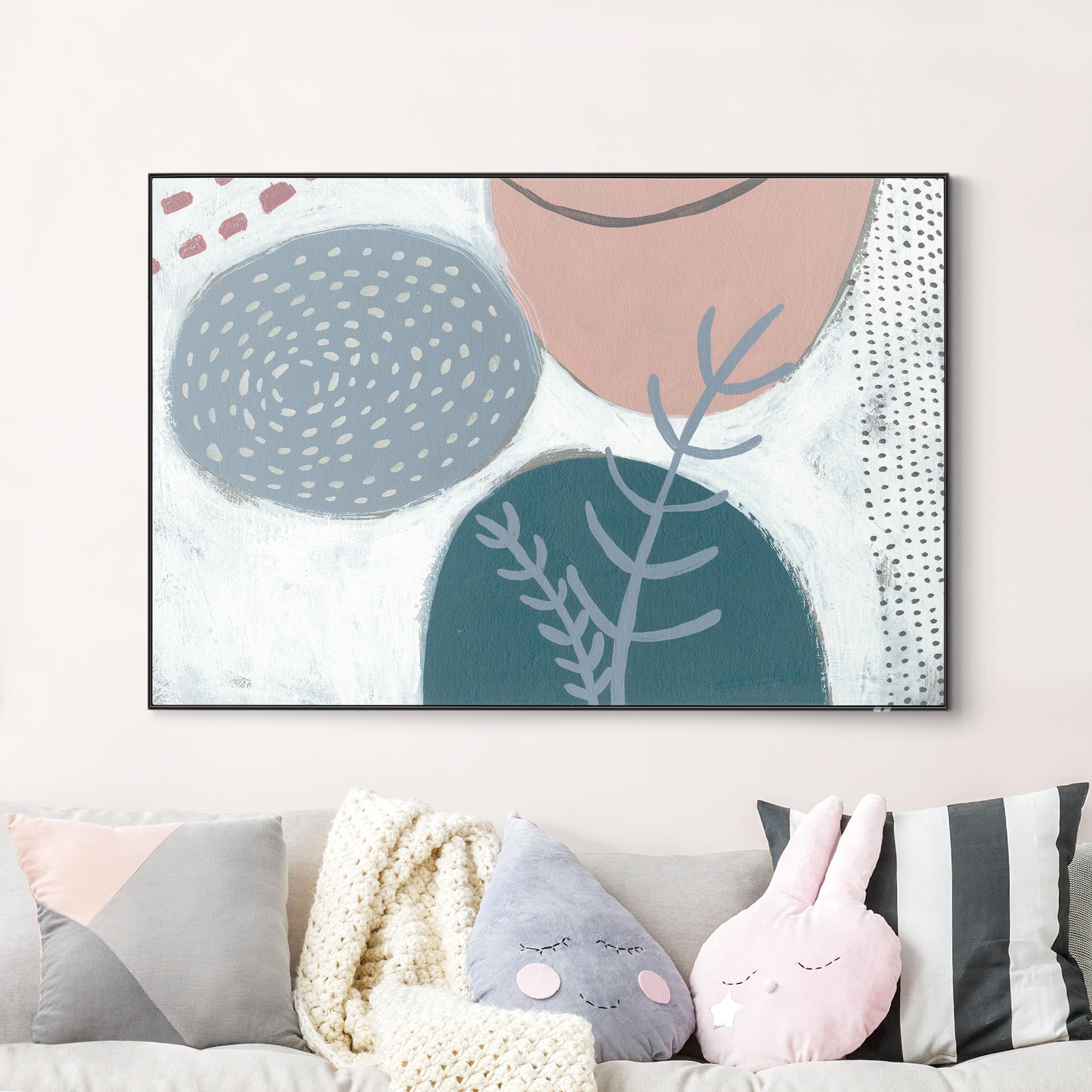 Wechselbild Karneval der Formen in Petrol II