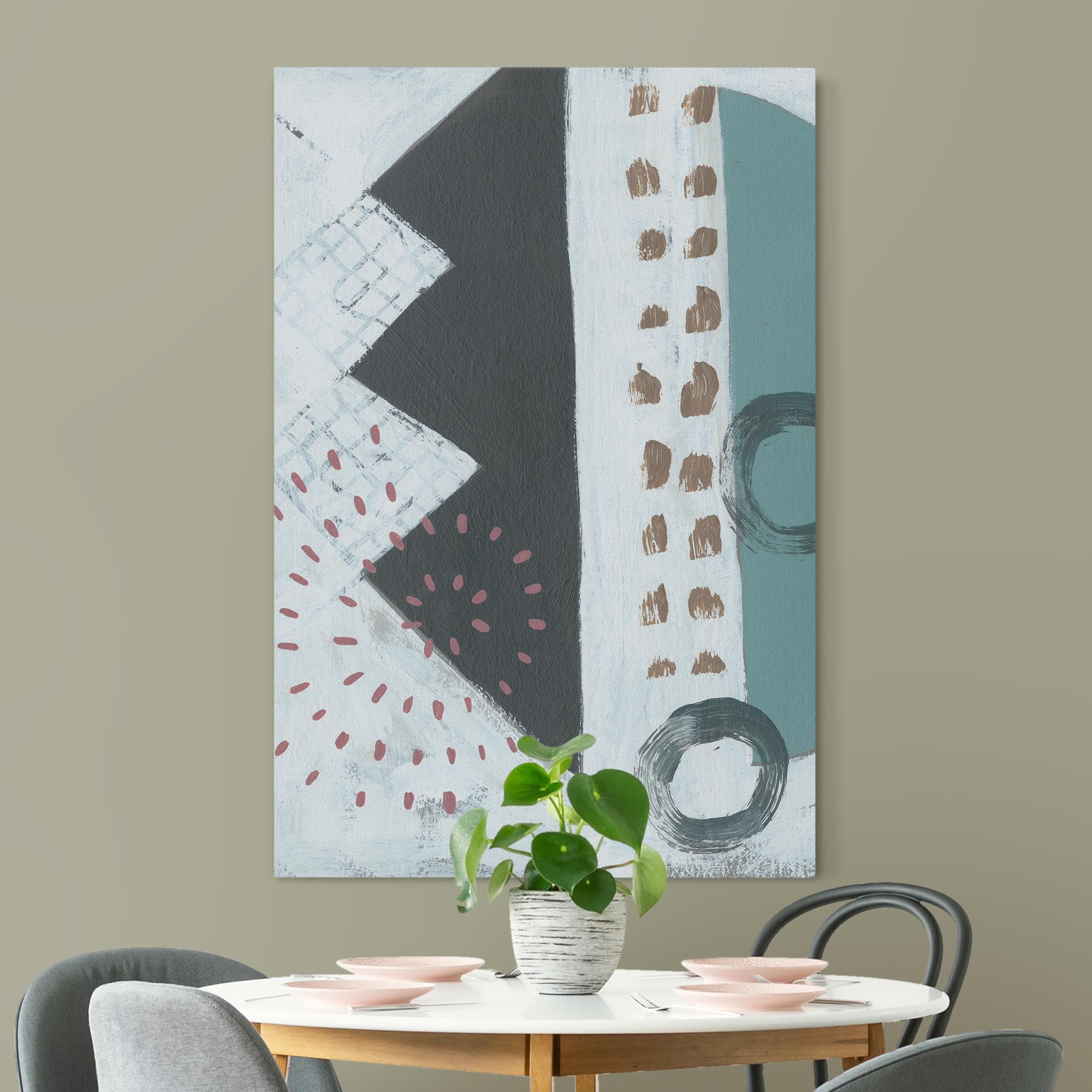 Akustikbild Karneval der Formen in Petrol III