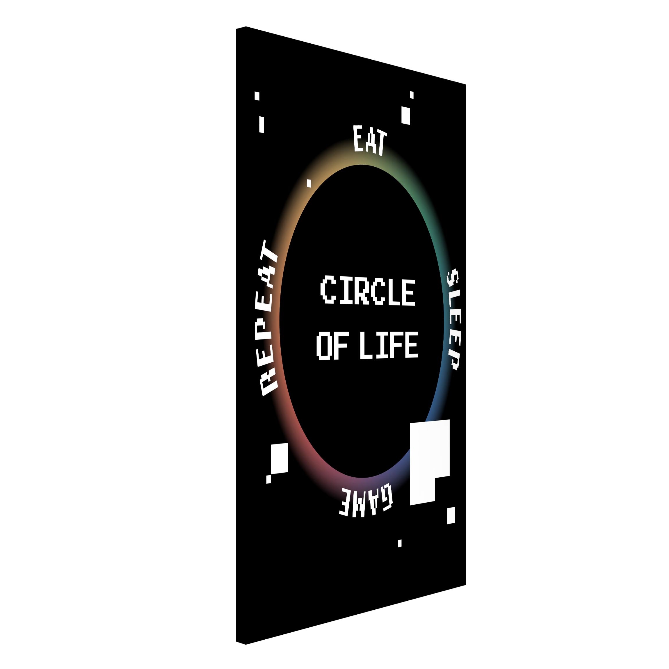 Magnettafel Classical Video Game Circle Of Life