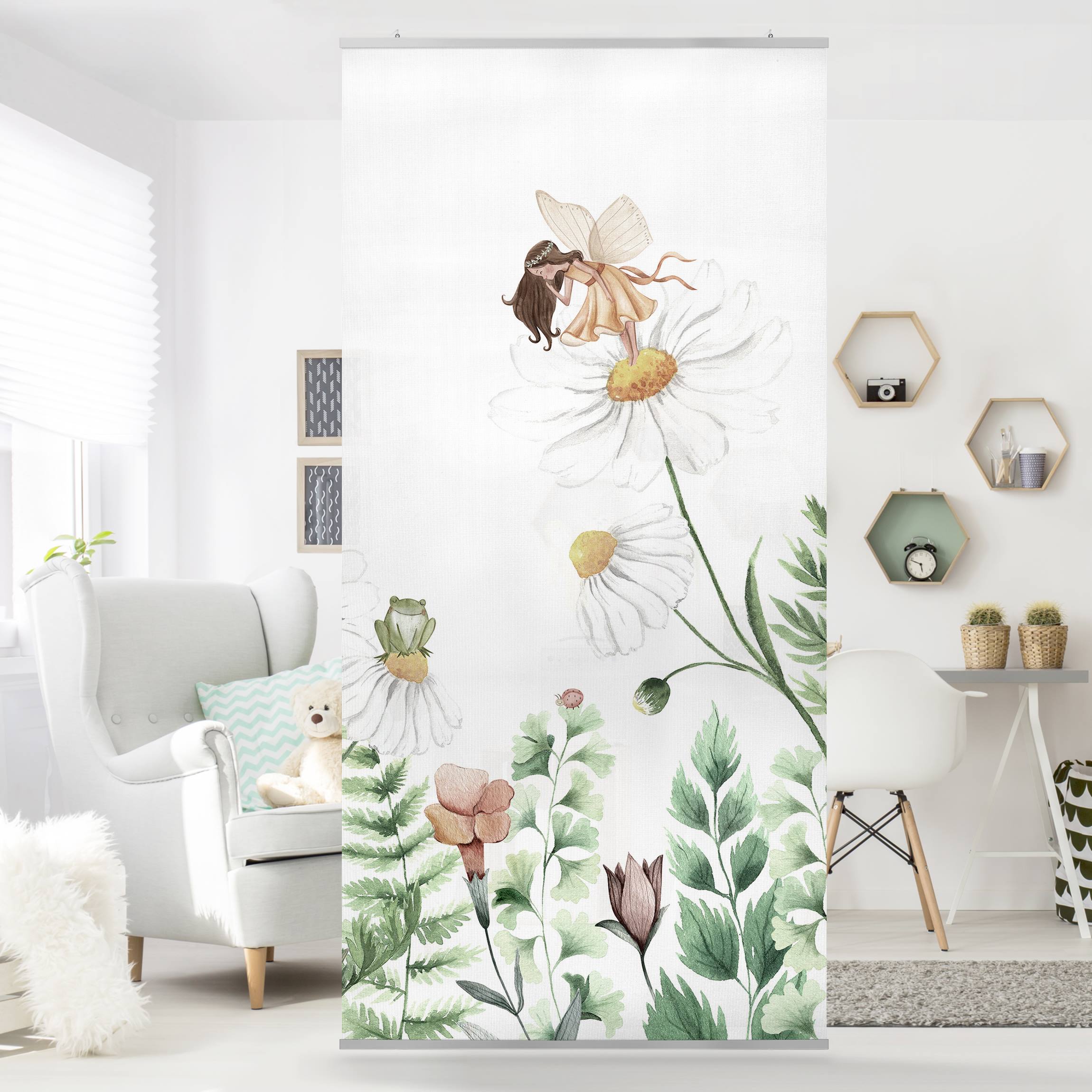 Raumteiler Kleine Elfe auf der Märchenwiese