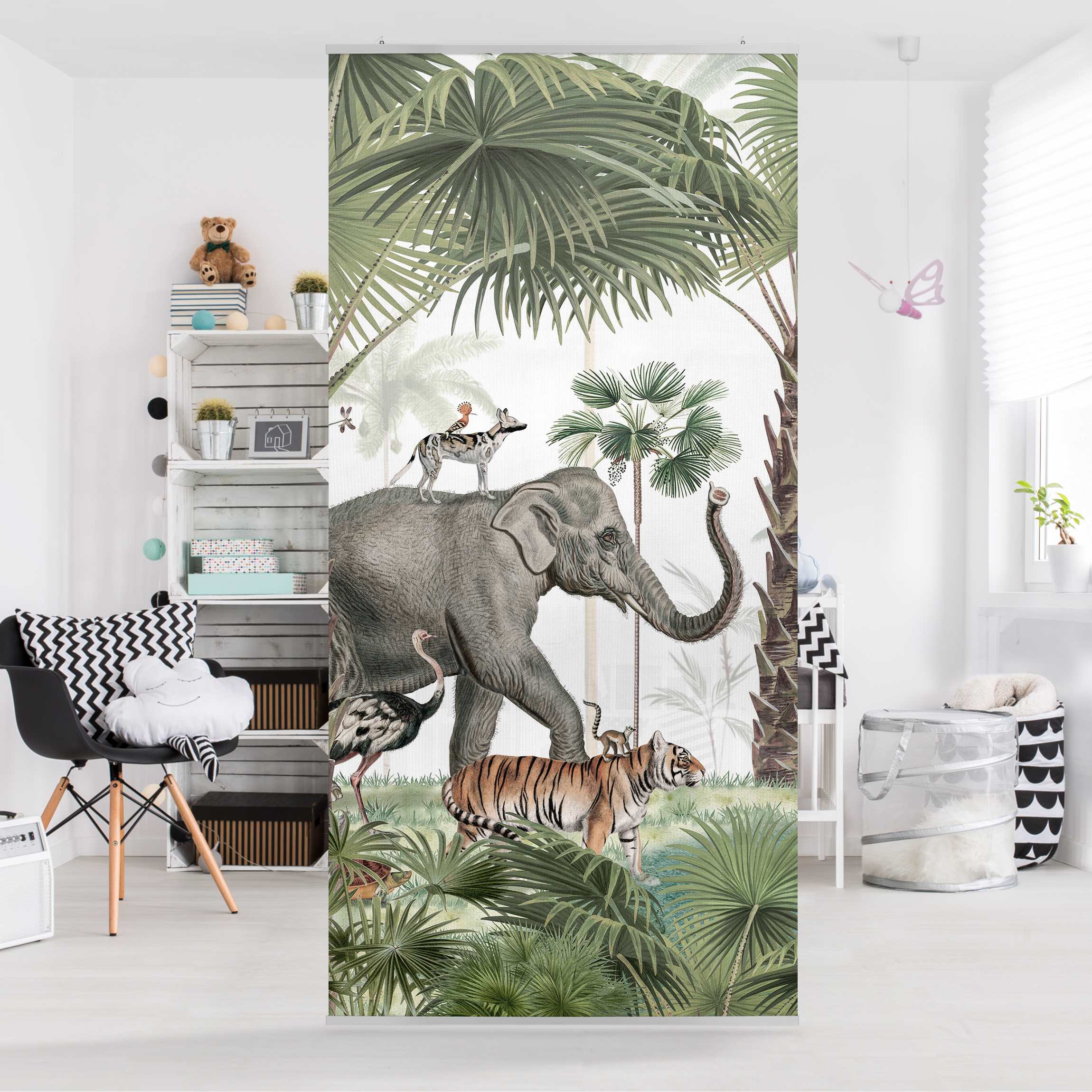 Raumteiler Königreich der Dschungeltiere