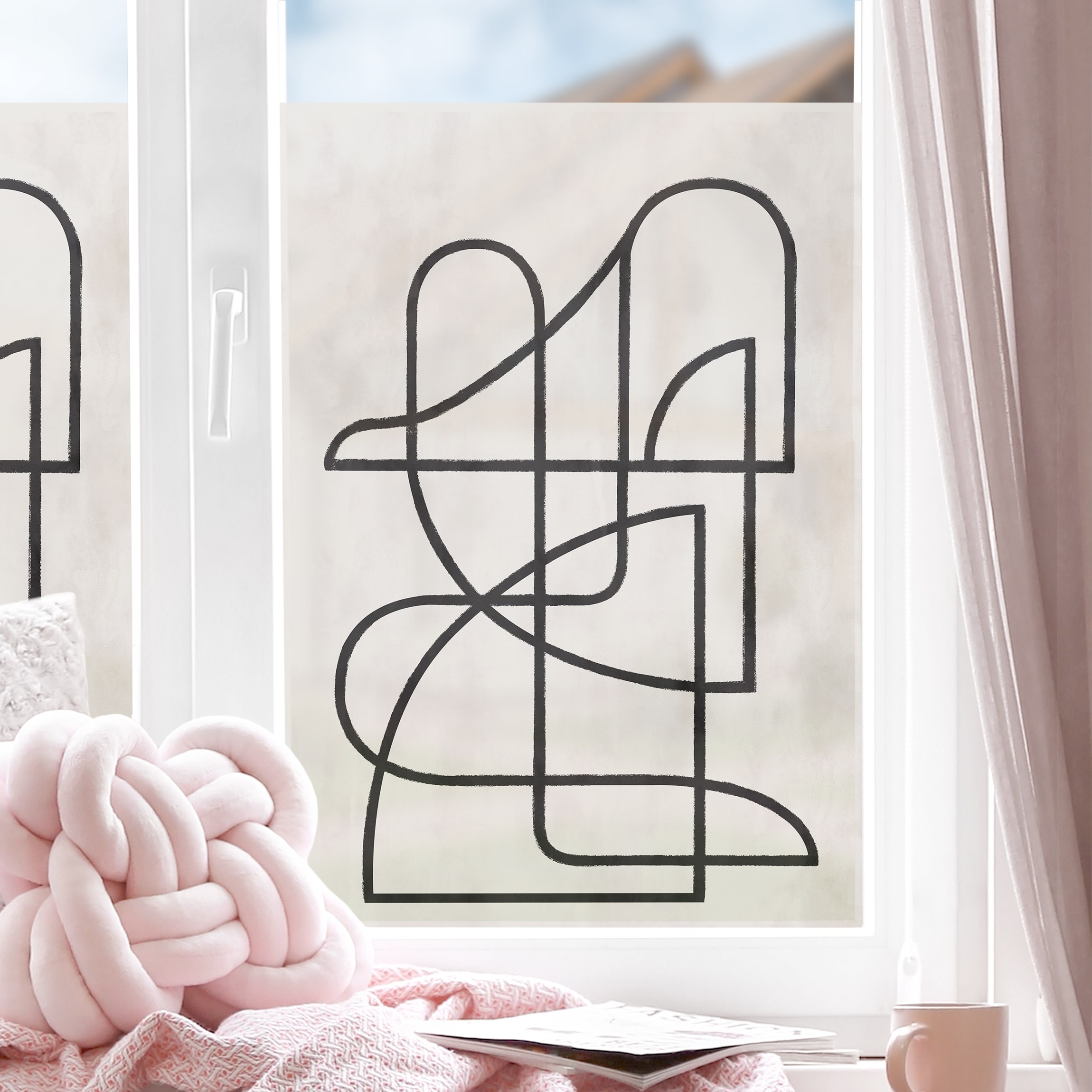 Fensterfolie Konturen II