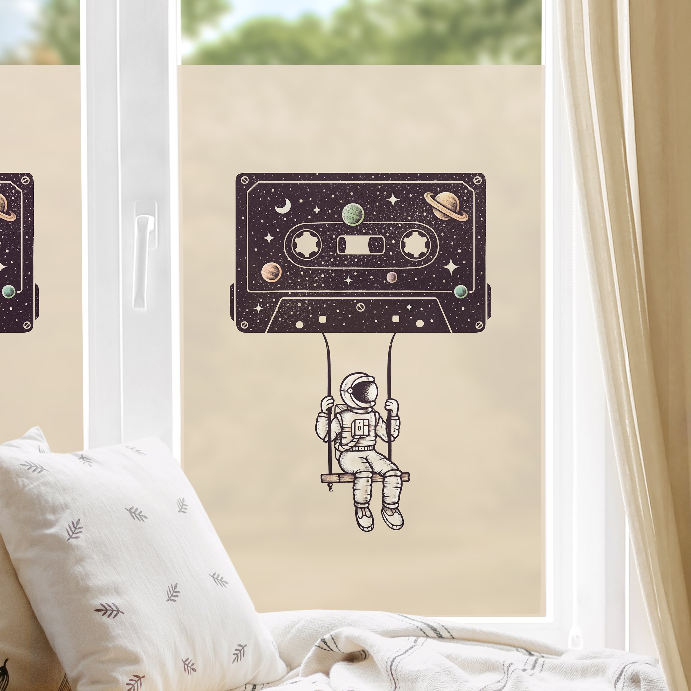 Fensterfolie Kosmische Nostalgie