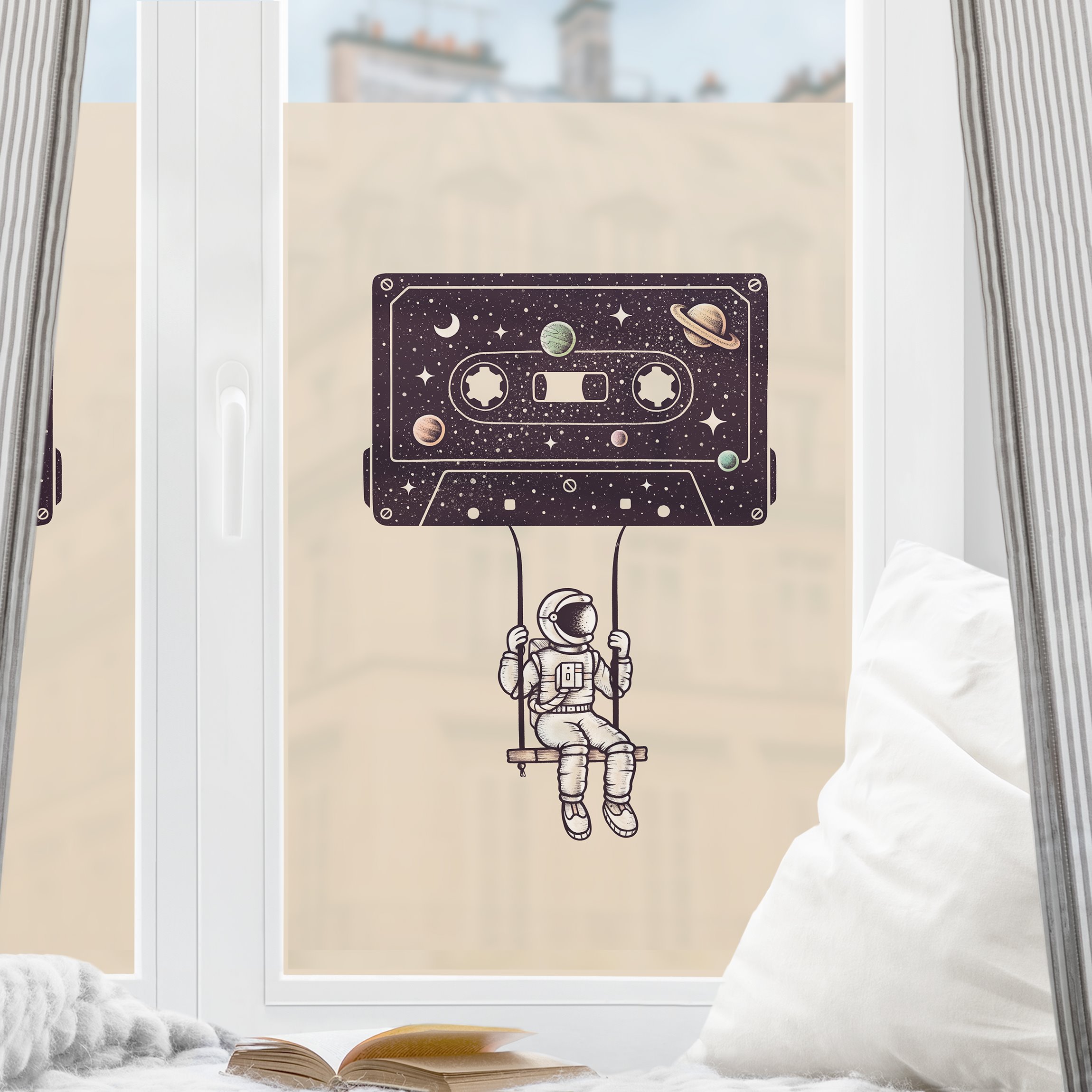 Fensterfolie Kosmische Nostalgie