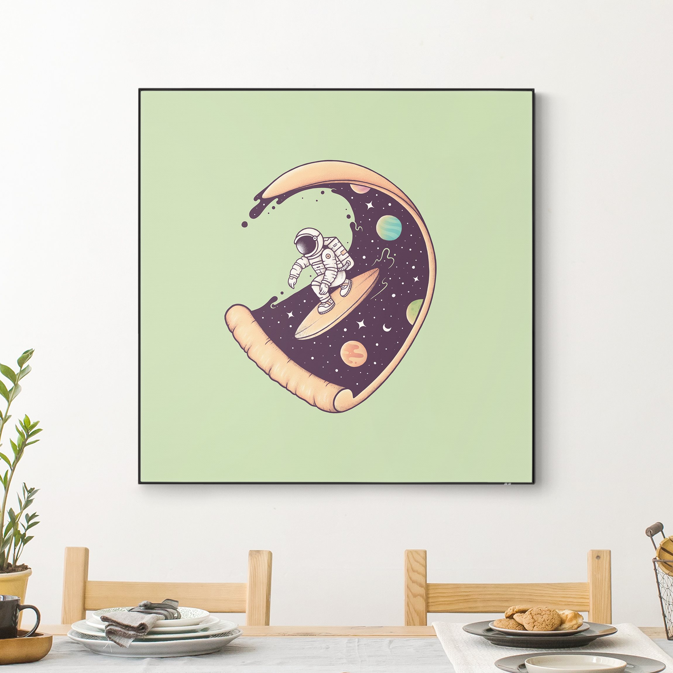 Wechselbild Kosmische Pizza