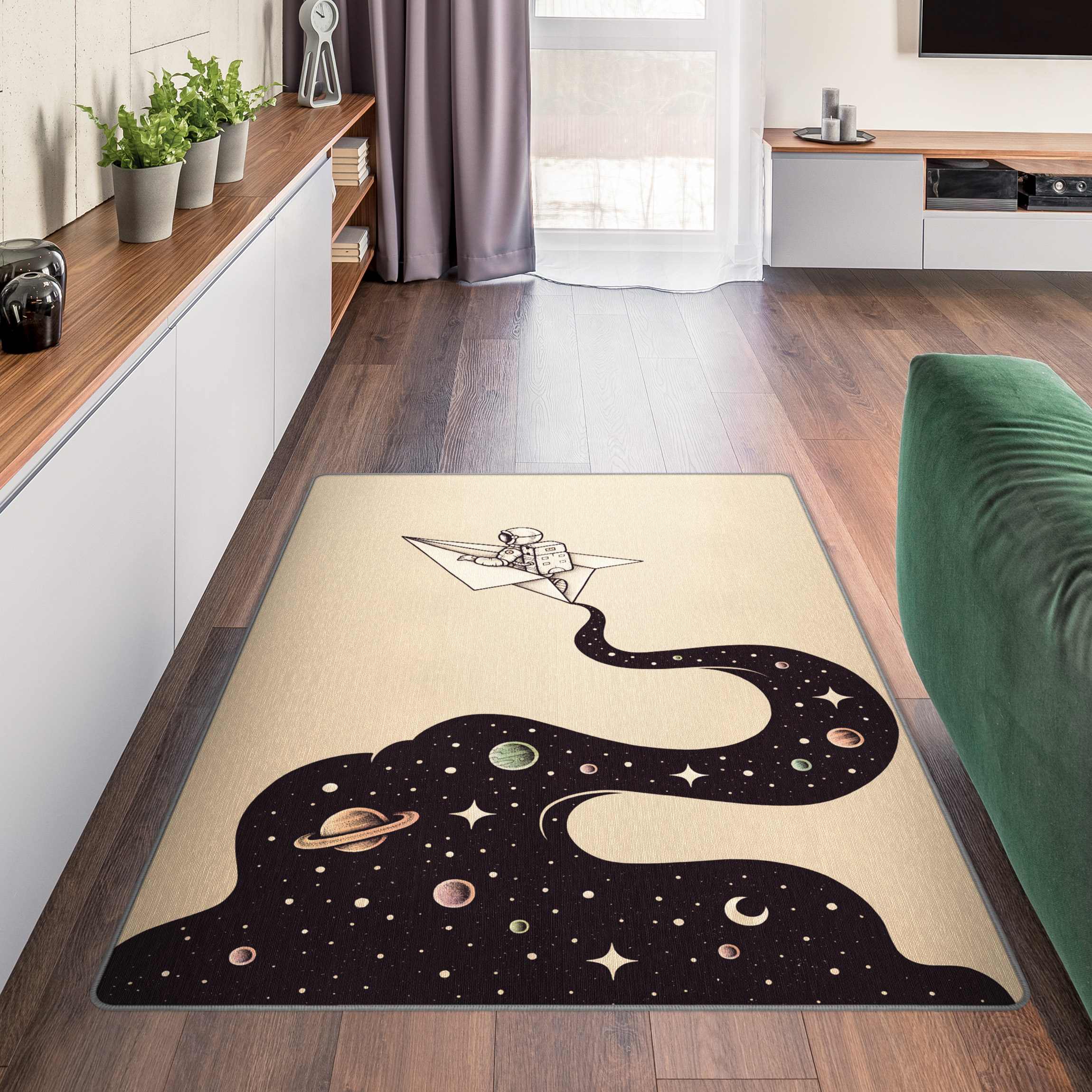Teppich Kosmische Reise