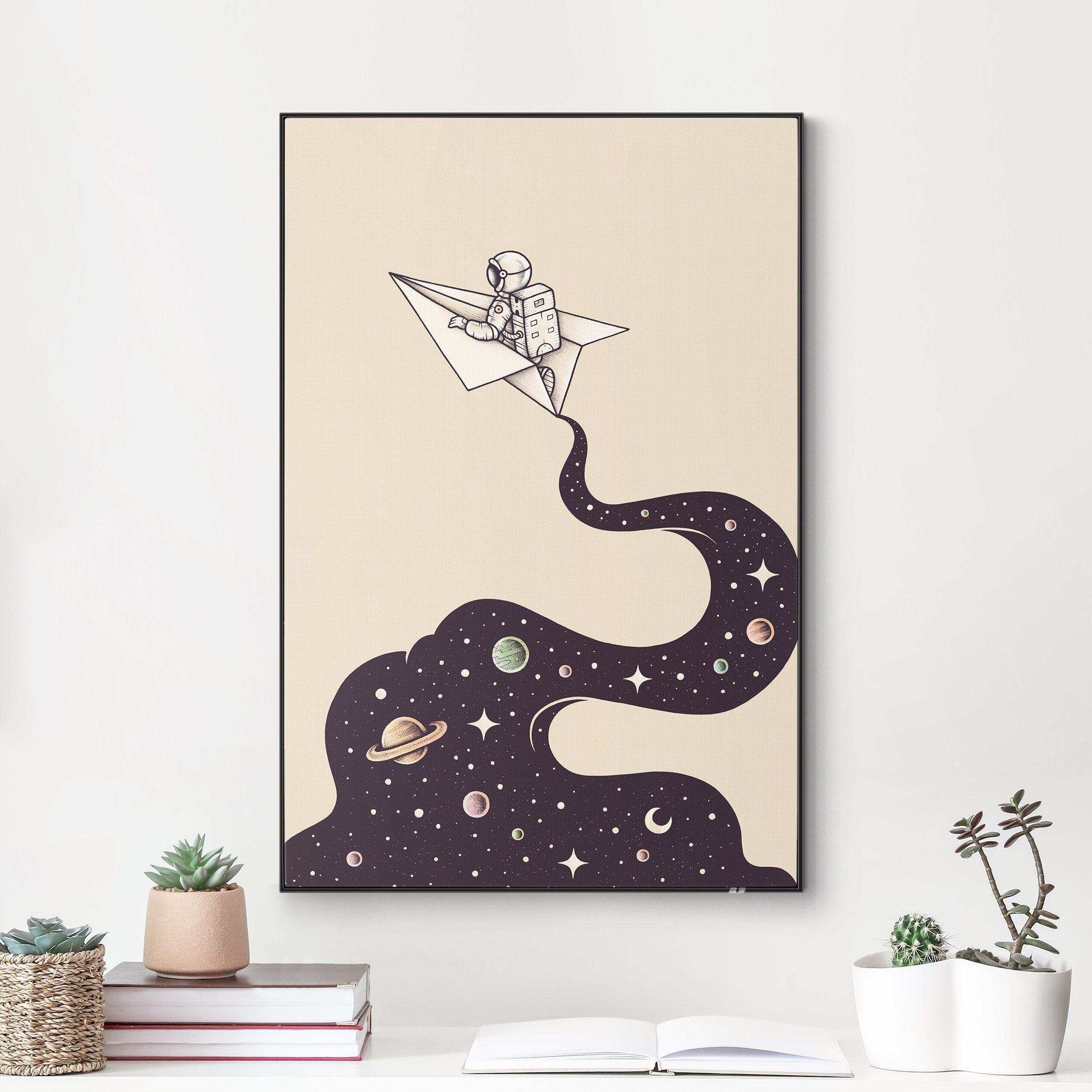 Wechselbild Kosmische Reise