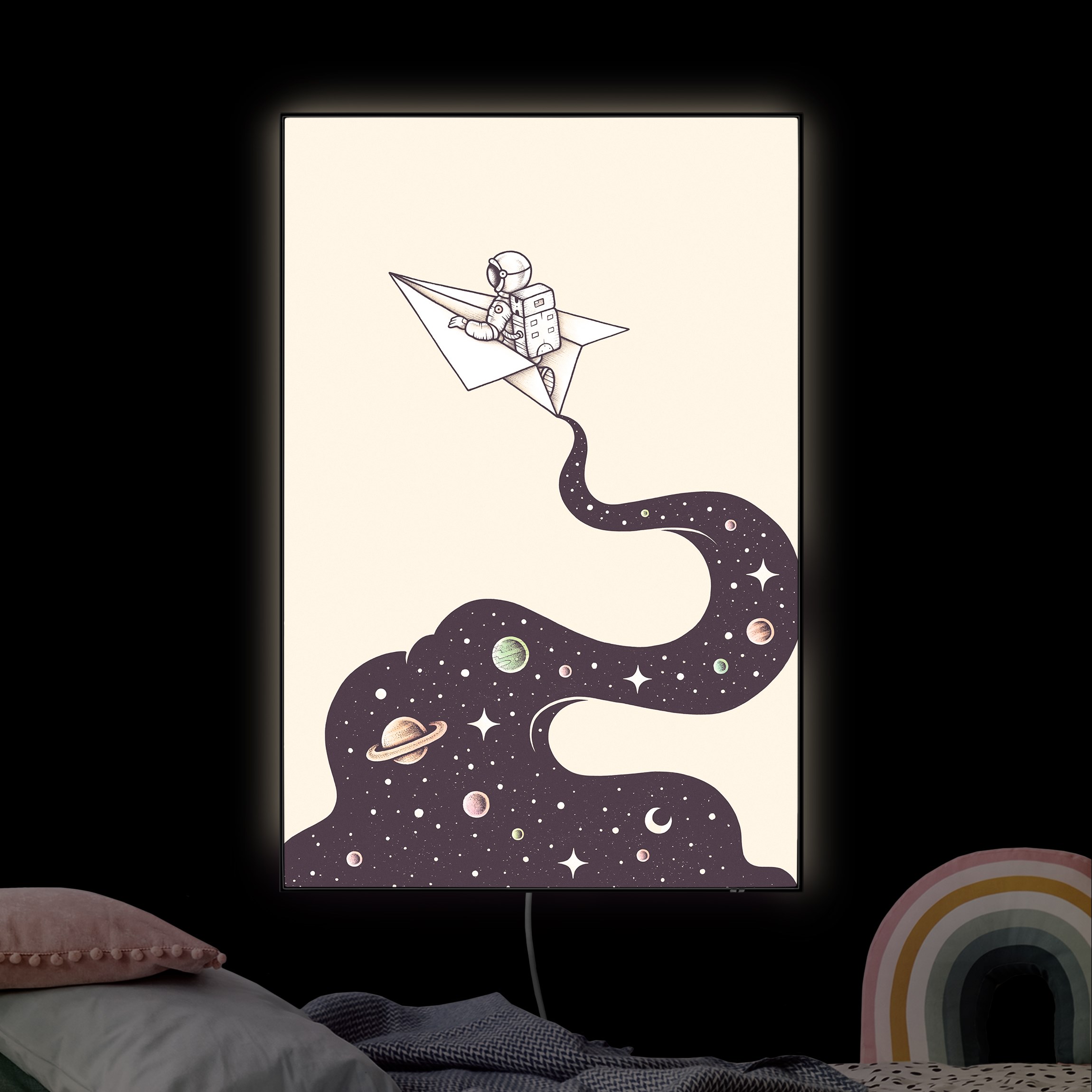 LED-Wechselbild Kosmische Reise